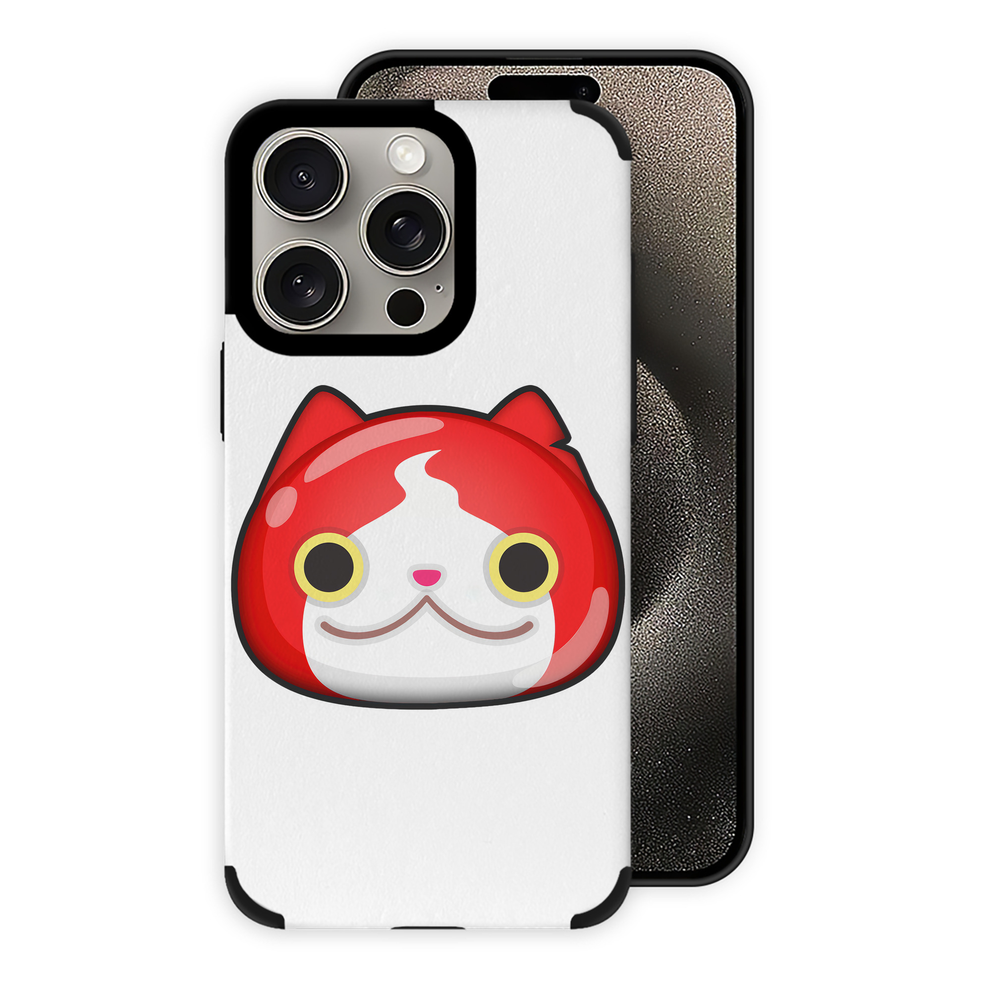 （画像用） 妖怪ウォッチ Yo-kai Watch 【iPhone15ProMax対応】 PUレザー スマホケース 耐衝撃＆黄変防止