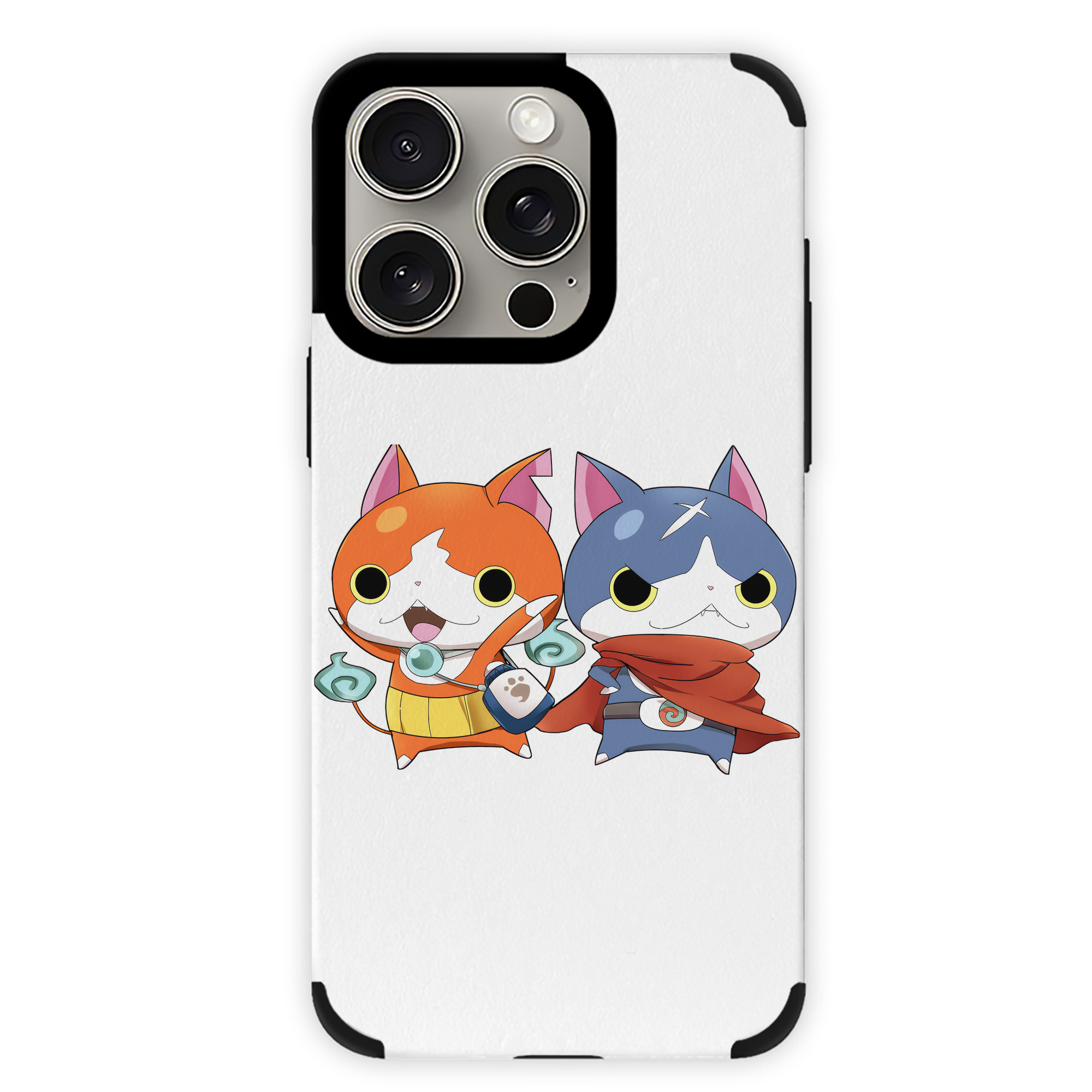 （画像用） 妖怪ウォッチ Yo-kai Watch 【iPhone15ProMax対応】 PUレザー スマホケース 耐衝撃＆黄変防止