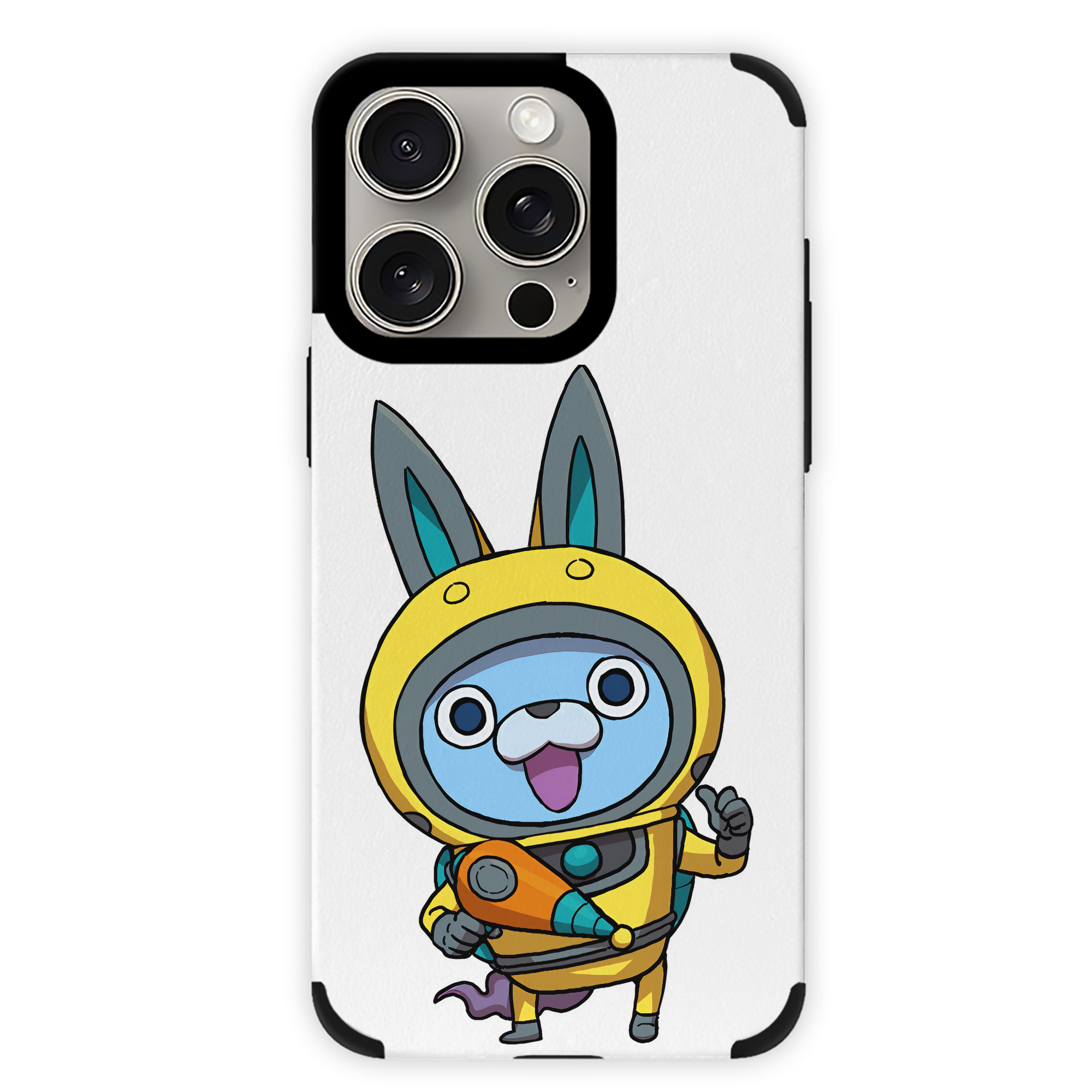 （画像用） 妖怪ウォッチ Yo-kai Watch 【iPhone15ProMax対応】 PUレザー スマホケース 耐衝撃＆黄変防止