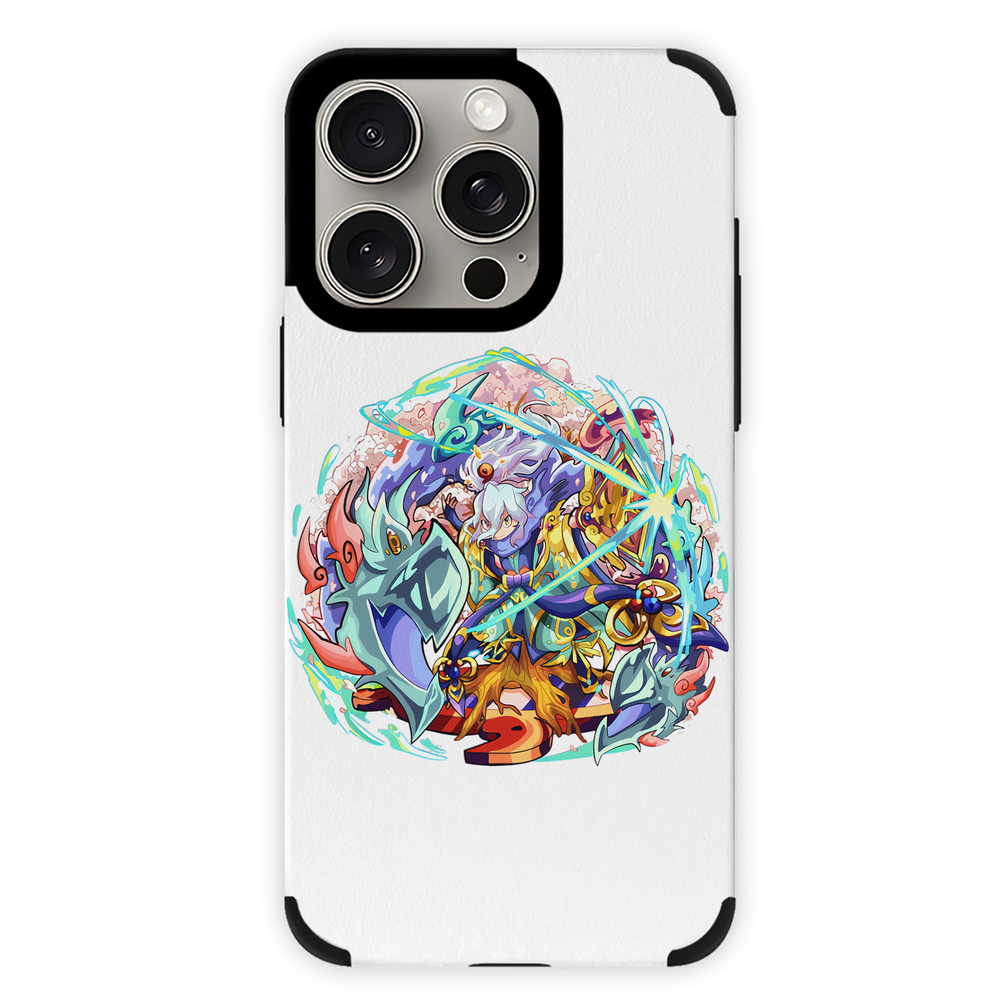 （画像用） 妖怪ウォッチ Yo-kai Watch 【iPhone15ProMax対応】 PUレザー スマホケース 耐衝撃＆黄変防止