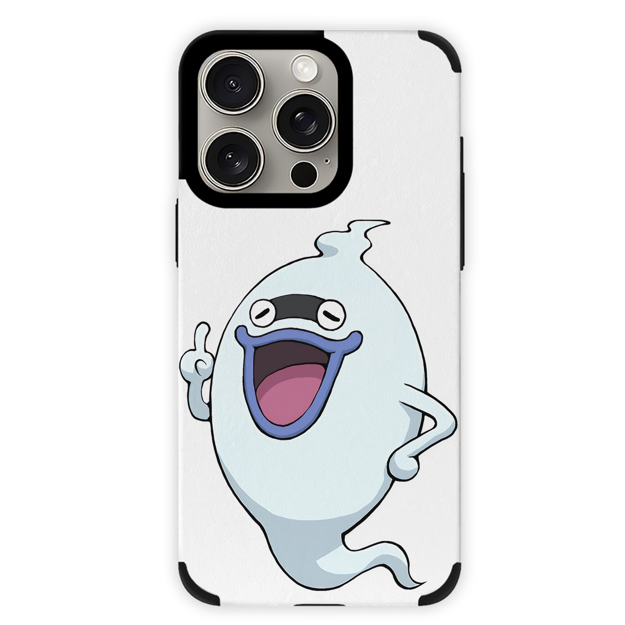 （画像用） 妖怪ウォッチ Yo-kai Watch 【iPhone15ProMax対応】 PUレザー スマホケース 耐衝撃＆黄変防止