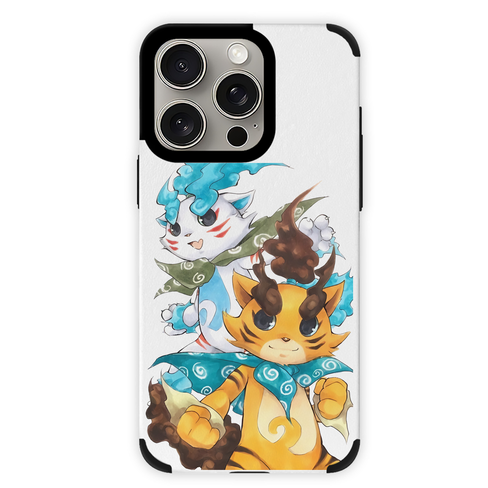 （画像用） 妖怪ウォッチ Yo-kai Watch 【iPhone15ProMax対応】 PUレザー スマホケース 耐衝撃＆黄変防止