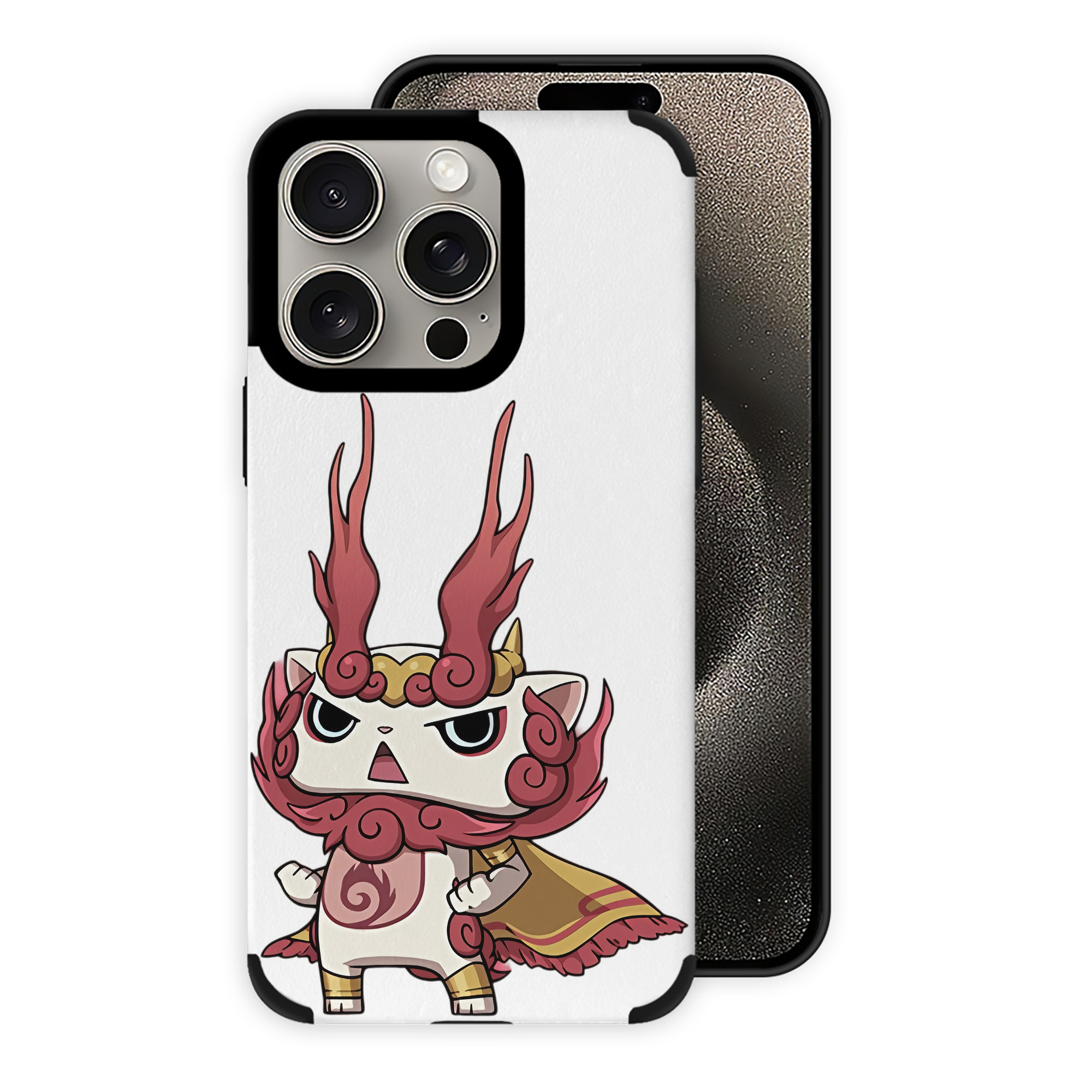 （画像用） 妖怪ウォッチ Yo-kai Watch 【iPhone15ProMax対応】 PUレザー スマホケース 耐衝撃＆黄変防止