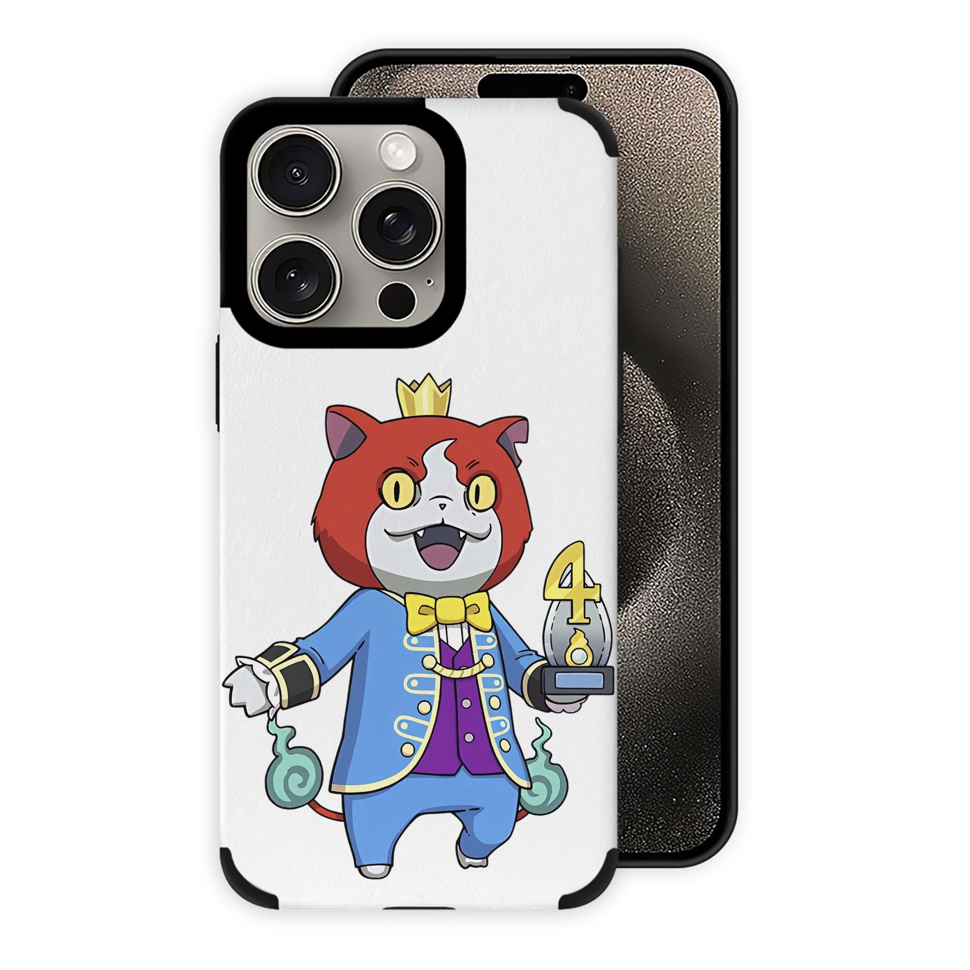 （画像用） 妖怪ウォッチ Yo-kai Watch 【iPhone15ProMax対応】 PUレザー スマホケース 耐衝撃＆黄変防止