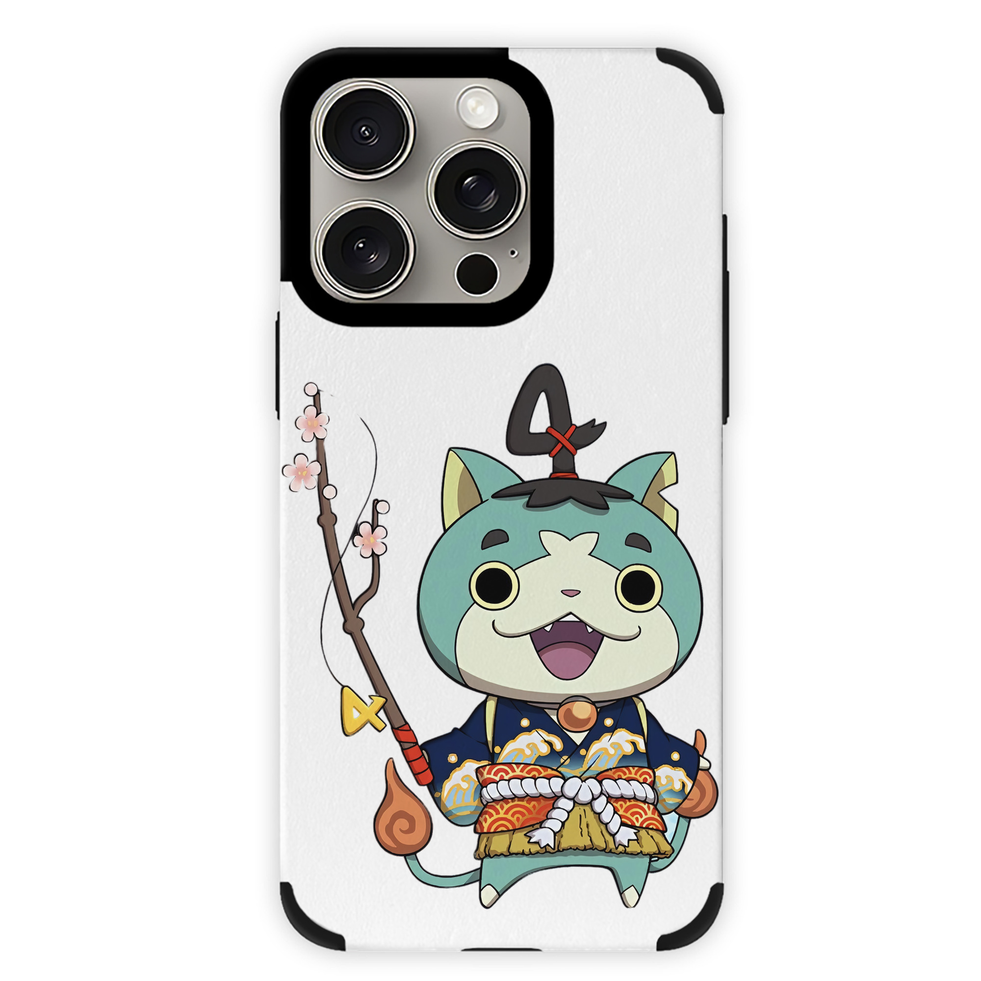 （画像用） 妖怪ウォッチ Yo-kai Watch 【iPhone15ProMax対応】 PUレザー スマホケース 耐衝撃＆黄変防止