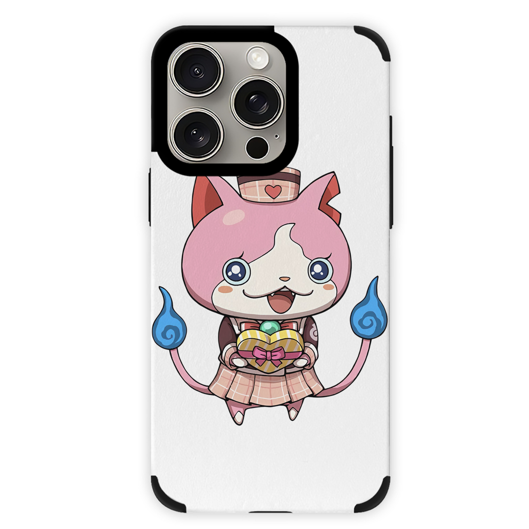 （画像用） 妖怪ウォッチ Yo-kai Watch 【iPhone15ProMax対応】 PUレザー スマホケース 耐衝撃＆黄変防止