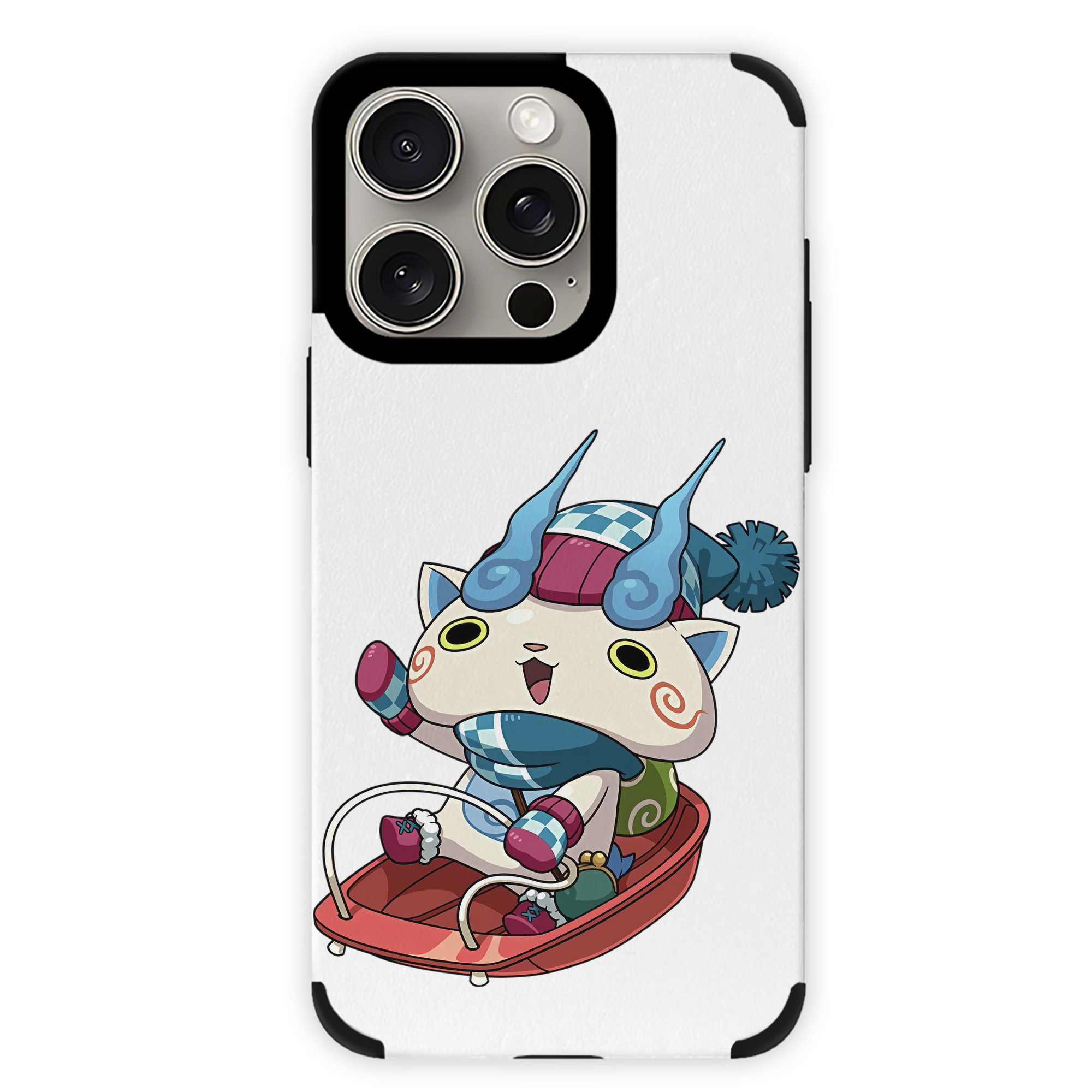（画像用） 妖怪ウォッチ Yo-kai Watch 【iPhone15ProMax対応】 PUレザー スマホケース 耐衝撃＆黄変防止