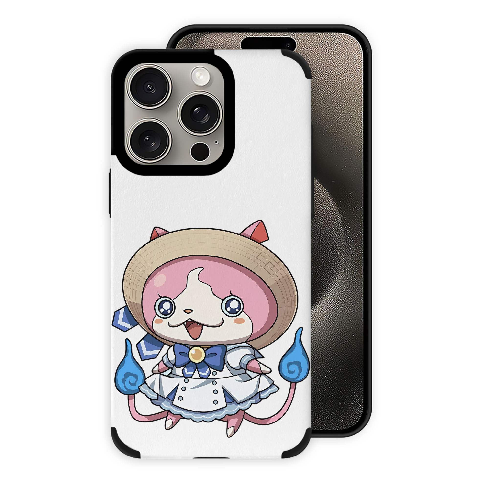 （画像用） 妖怪ウォッチ Yo-kai Watch 【iPhone15ProMax対応】 PUレザー スマホケース 耐衝撃＆黄変防止