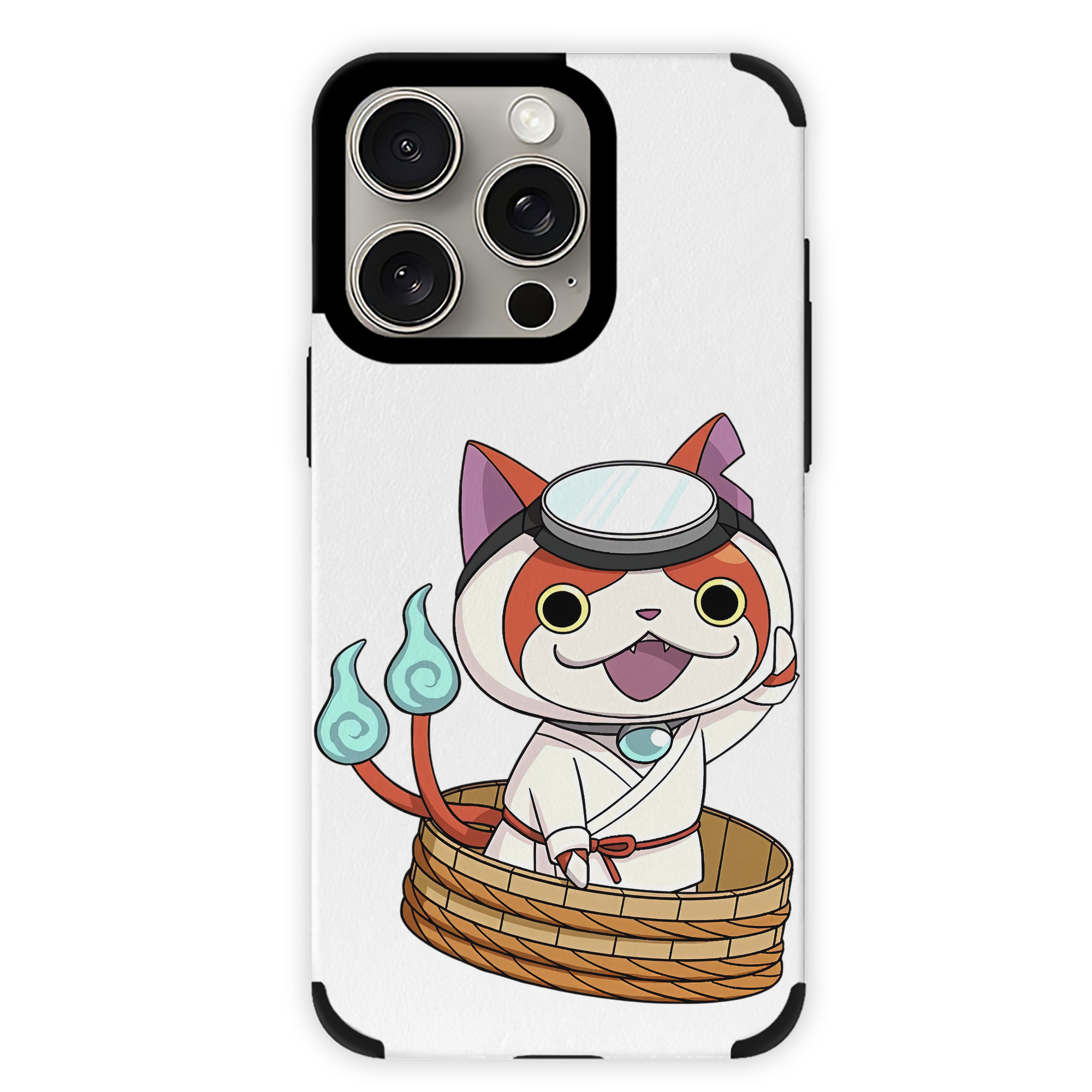 （画像用） 妖怪ウォッチ Yo-kai Watch 【iPhone15ProMax対応】 PUレザー スマホケース 耐衝撃＆黄変防止