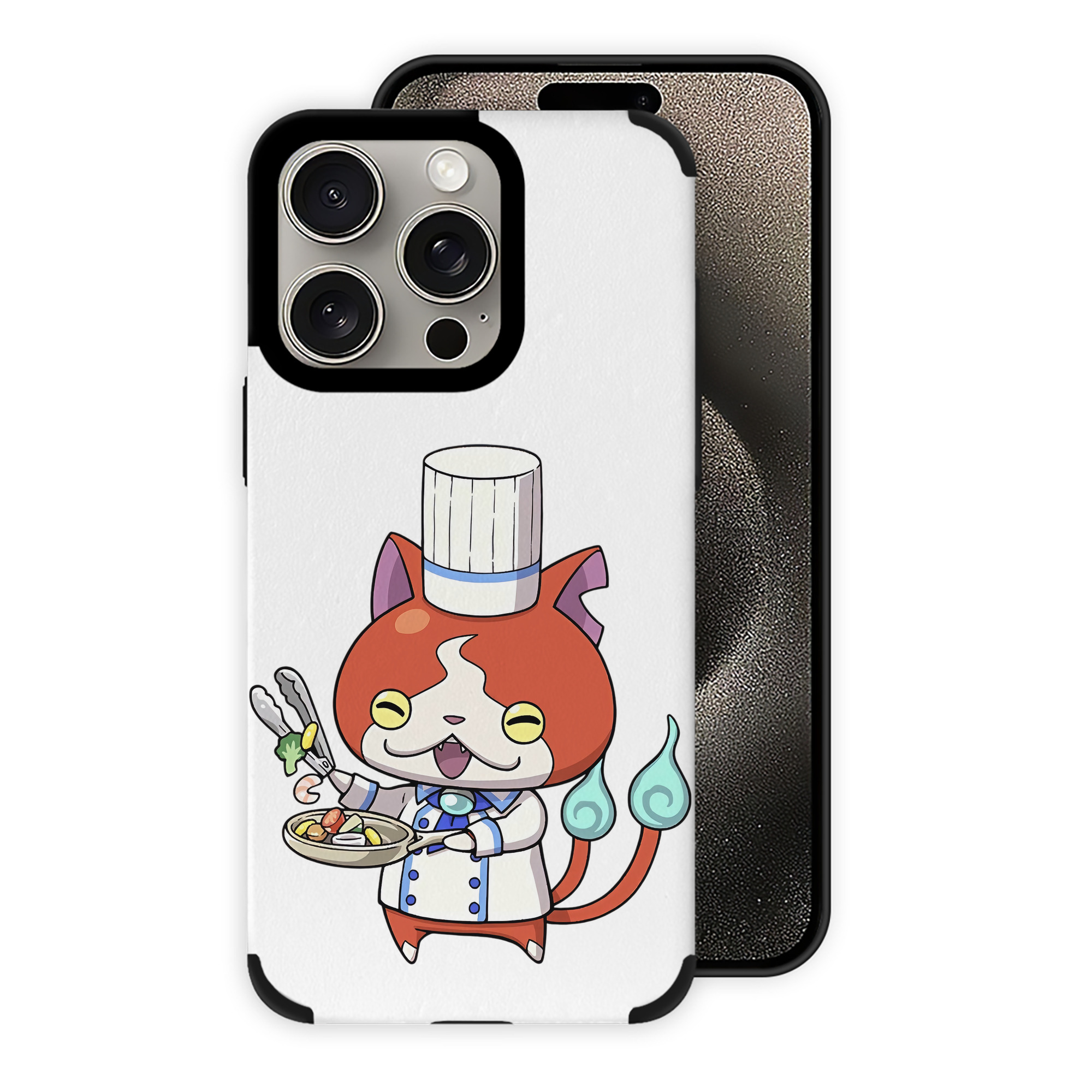 （画像用） 妖怪ウォッチ Yo-kai Watch 【iPhone15ProMax対応】 PUレザー スマホケース 耐衝撃＆黄変防止