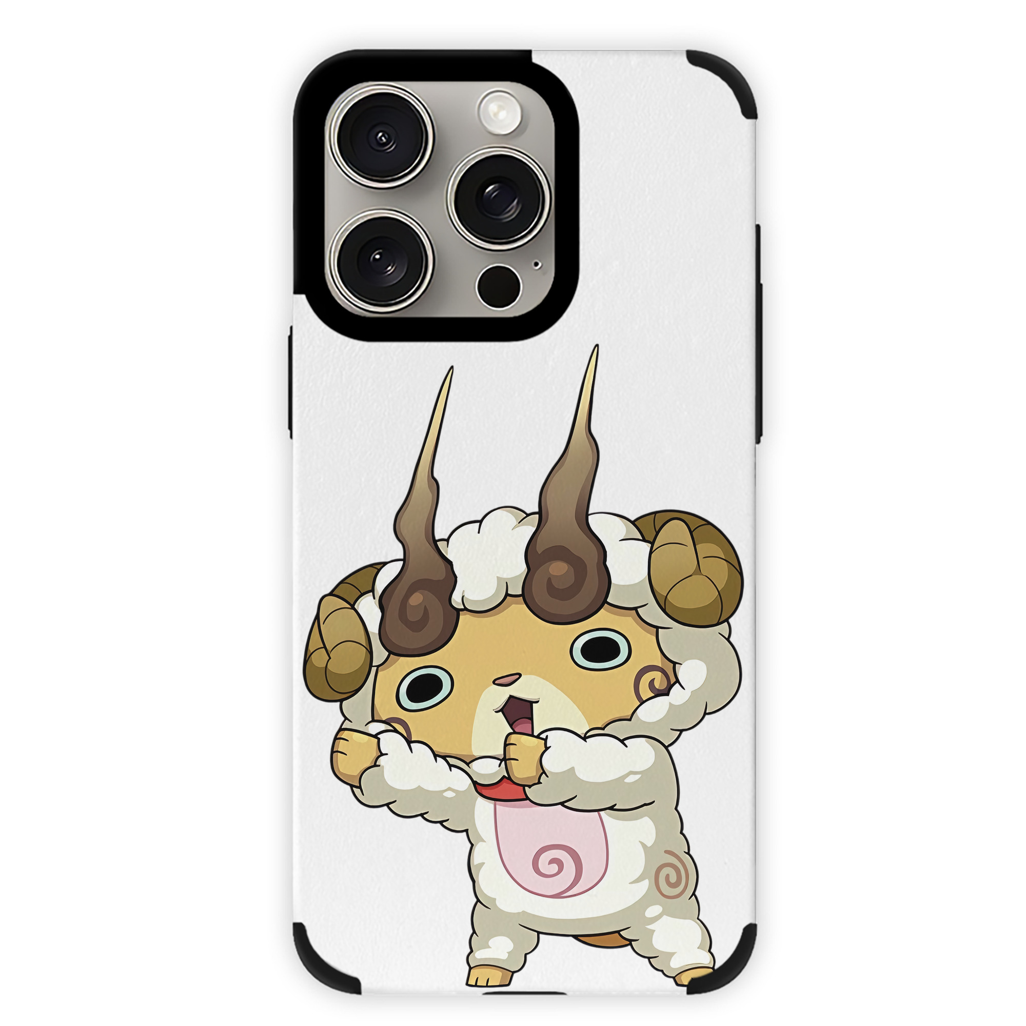 （画像用） 妖怪ウォッチ Yo-kai Watch 【iPhone15ProMax対応】 PUレザー スマホケース 耐衝撃＆黄変防止
