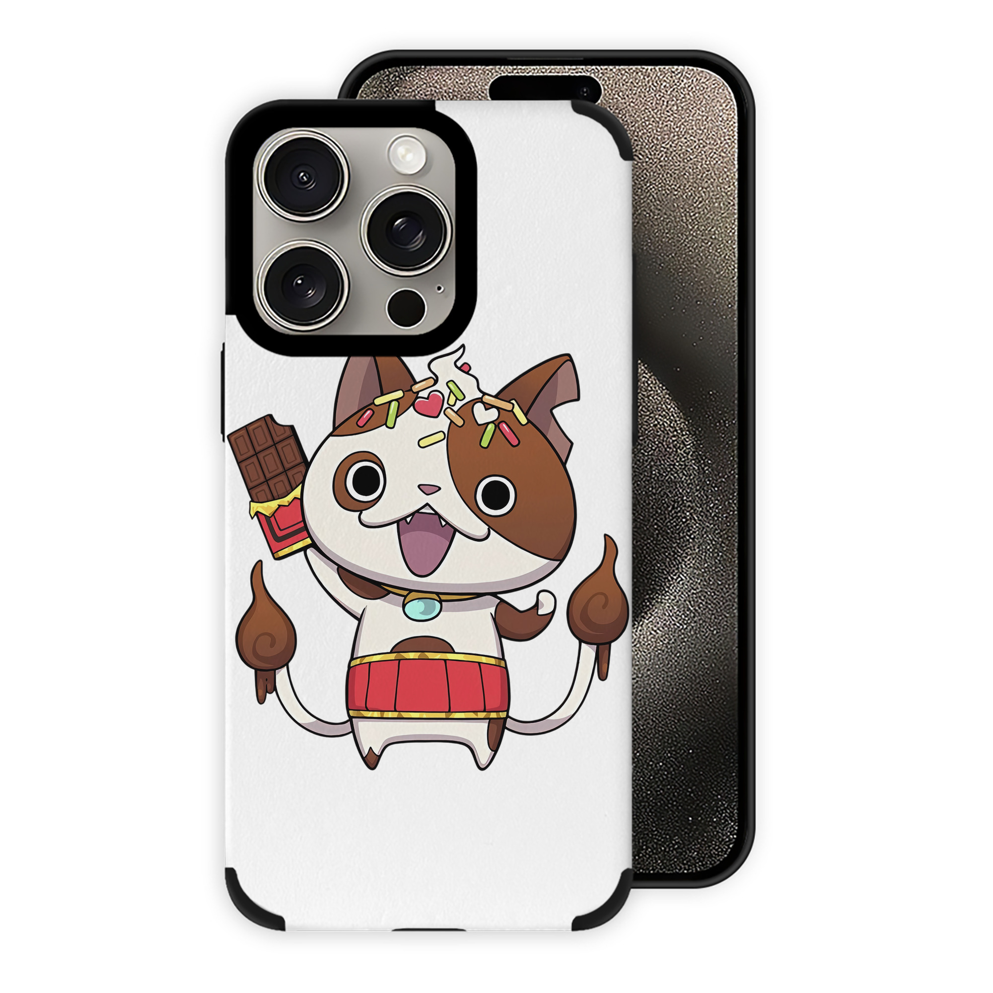 （画像用） 妖怪ウォッチ Yo-kai Watch 【iPhone15ProMax対応】 PUレザー スマホケース 耐衝撃＆黄変防止