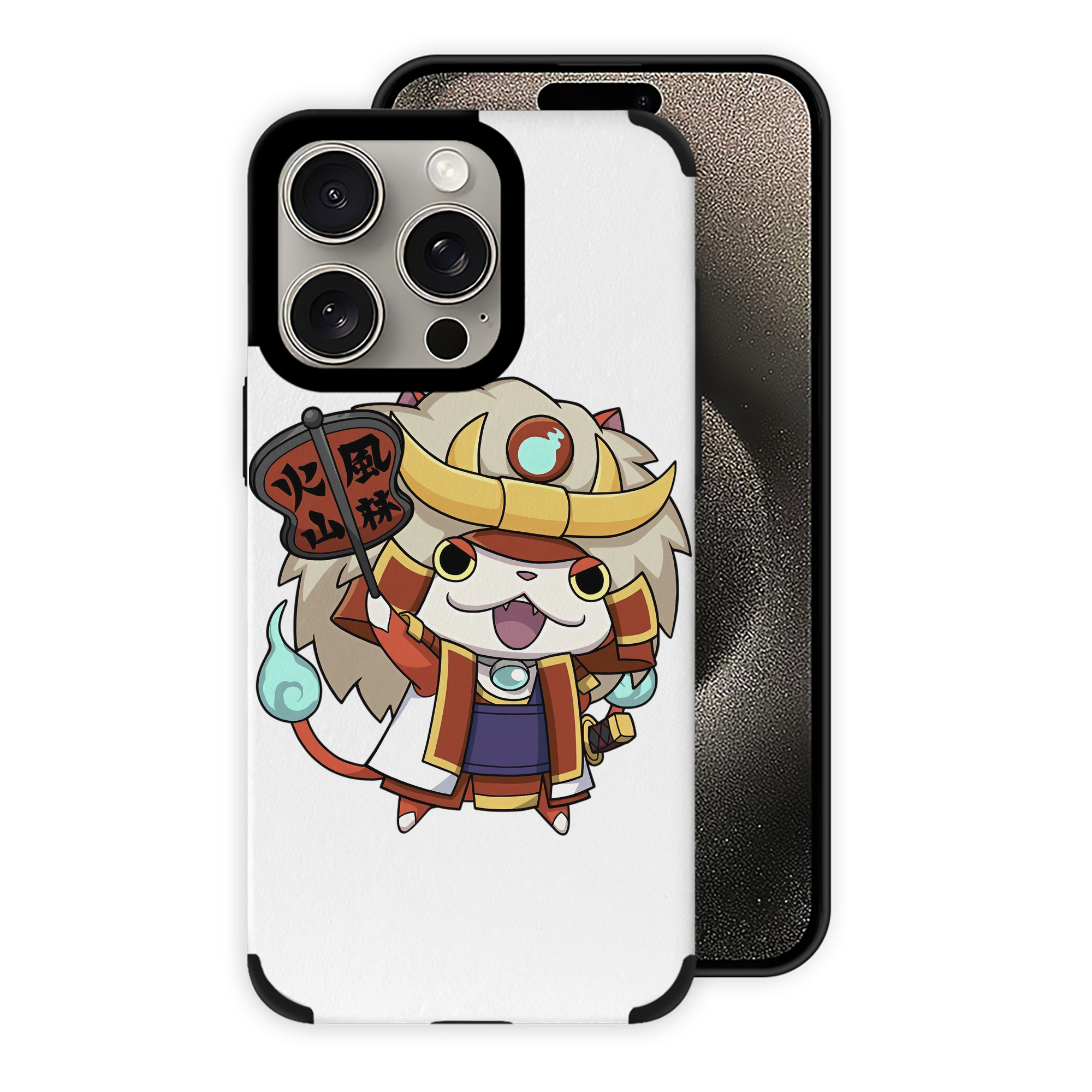 （画像用） 妖怪ウォッチ Yo-kai Watch 【iPhone15ProMax対応】 PUレザー スマホケース 耐衝撃＆黄変防止