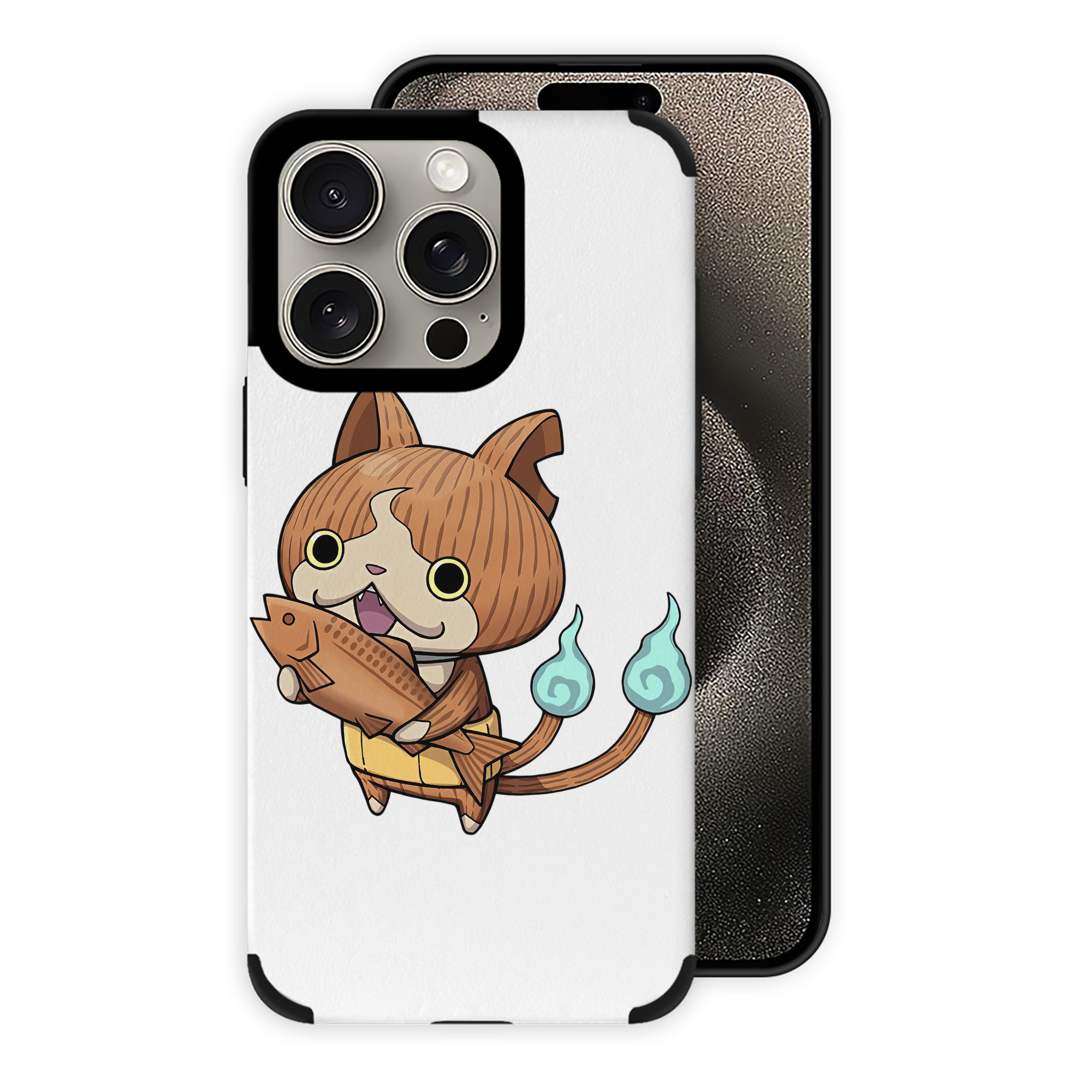 （画像用） 妖怪ウォッチ Yo-kai Watch 【iPhone15ProMax対応】 PUレザー スマホケース 耐衝撃＆黄変防止