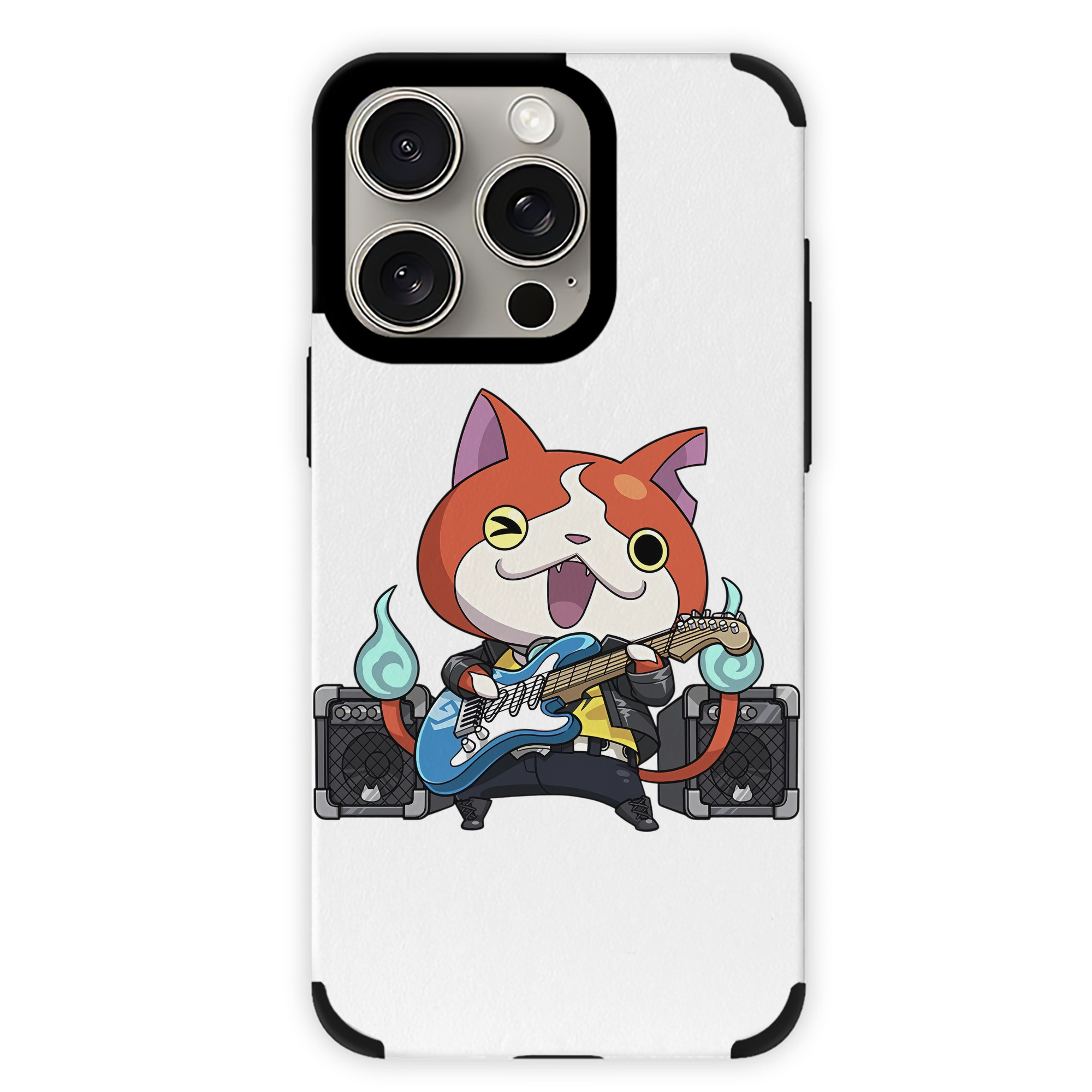 （画像用） 妖怪ウォッチ Yo-kai Watch 【iPhone15ProMax対応】 PUレザー スマホケース 耐衝撃＆黄変防止