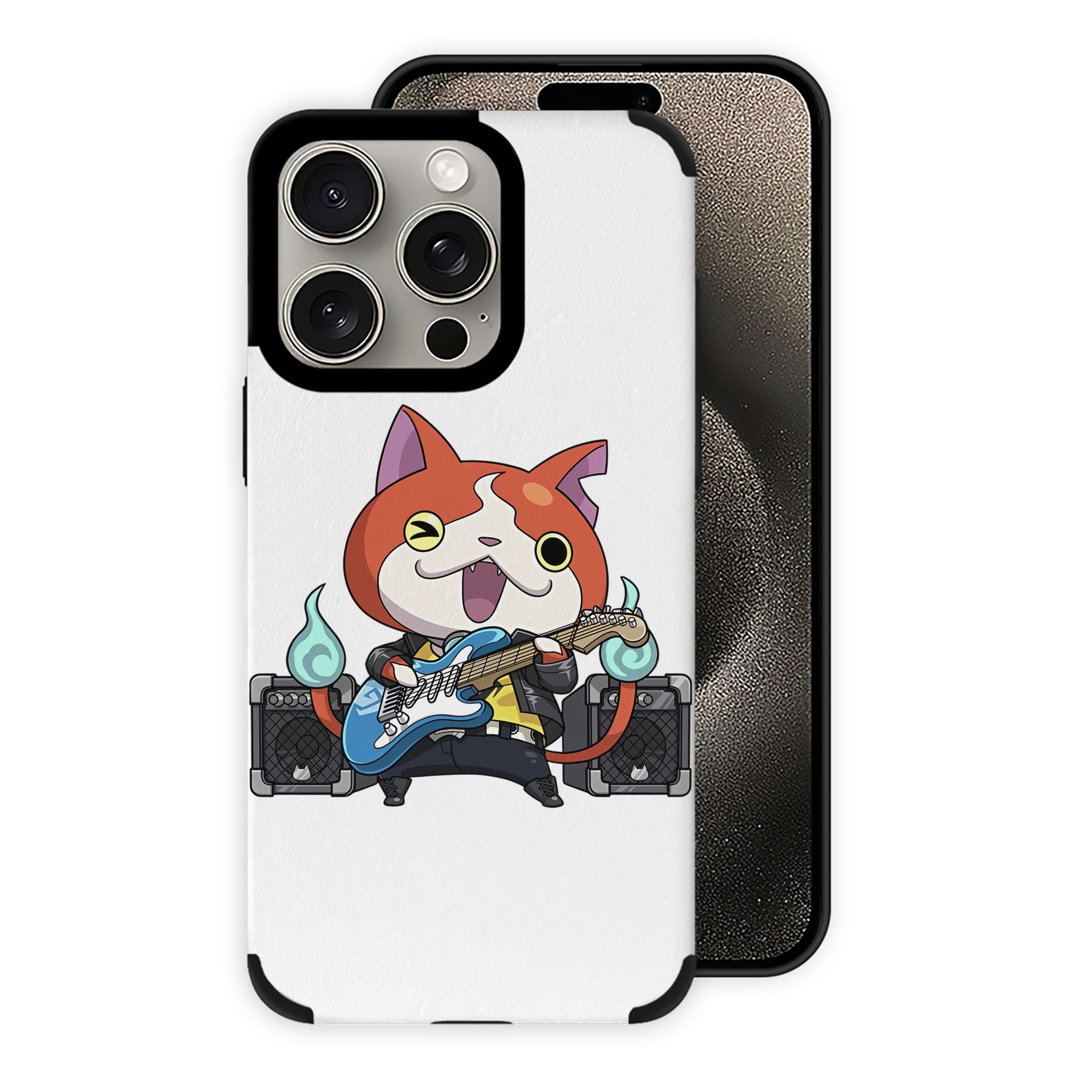 （画像用） 妖怪ウォッチ Yo-kai Watch 【iPhone15ProMax対応】 PUレザー スマホケース 耐衝撃＆黄変防止