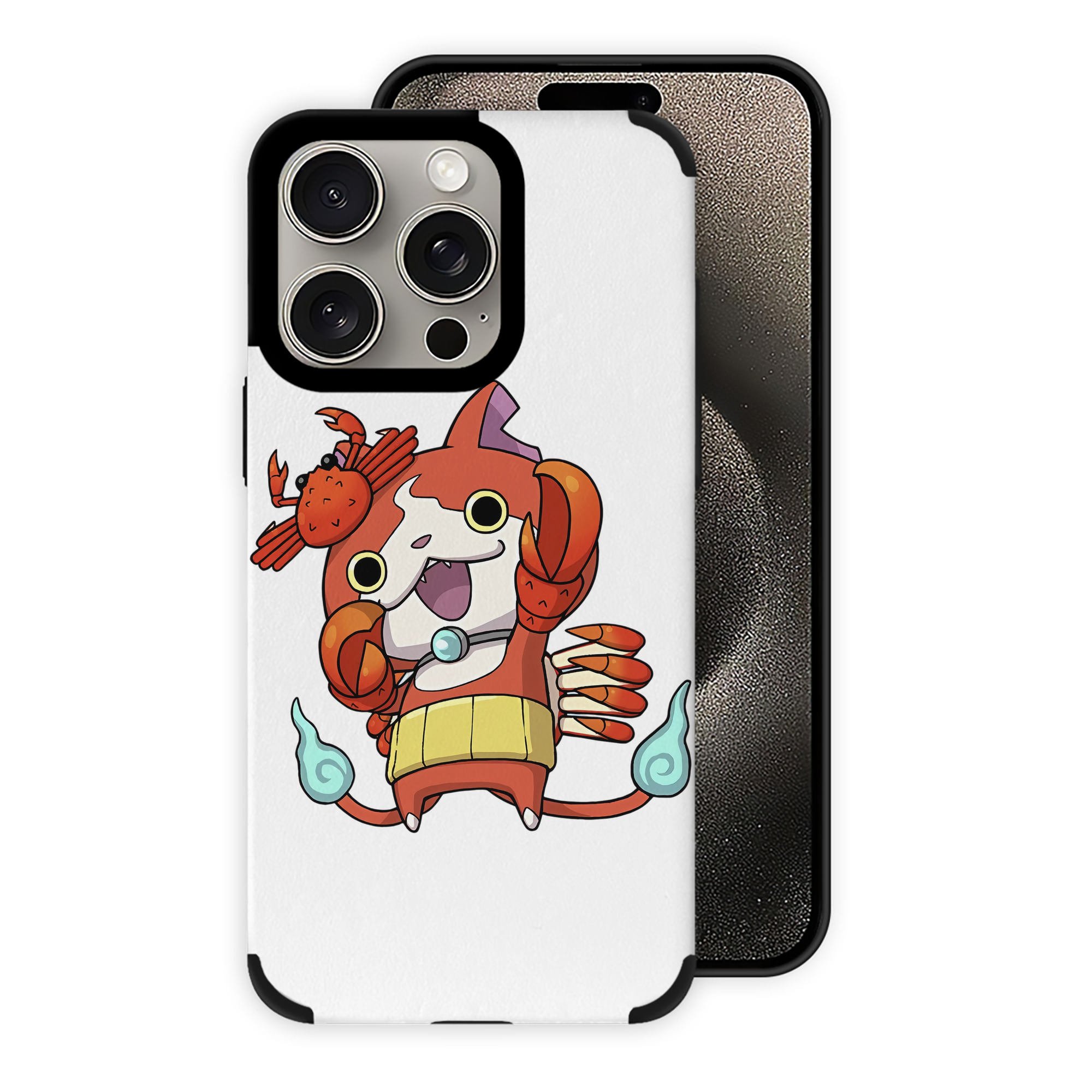 （画像用） 妖怪ウォッチ Yo-kai Watch 【iPhone15ProMax対応】 PUレザー スマホケース 耐衝撃＆黄変防止