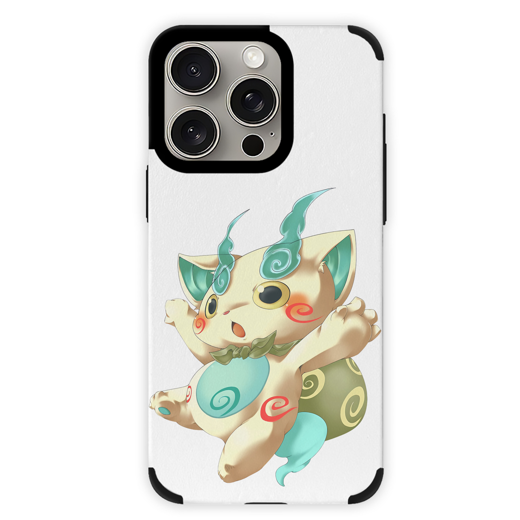 （画像用） 妖怪ウォッチ Yo-kai Watch 【iPhone15ProMax対応】 PUレザー スマホケース 耐衝撃＆黄変防止