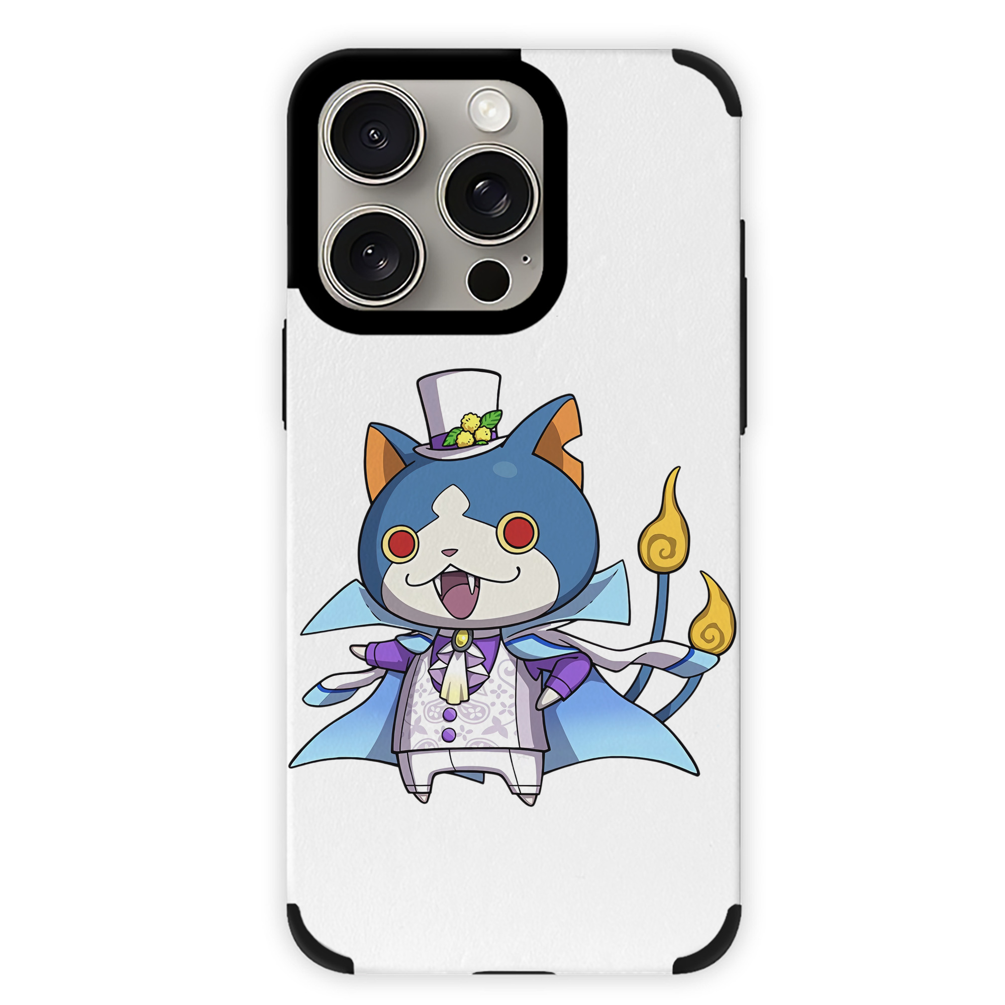 （画像用） 妖怪ウォッチ Yo-kai Watch 【iPhone15ProMax対応】 PUレザー スマホケース 耐衝撃＆黄変防止