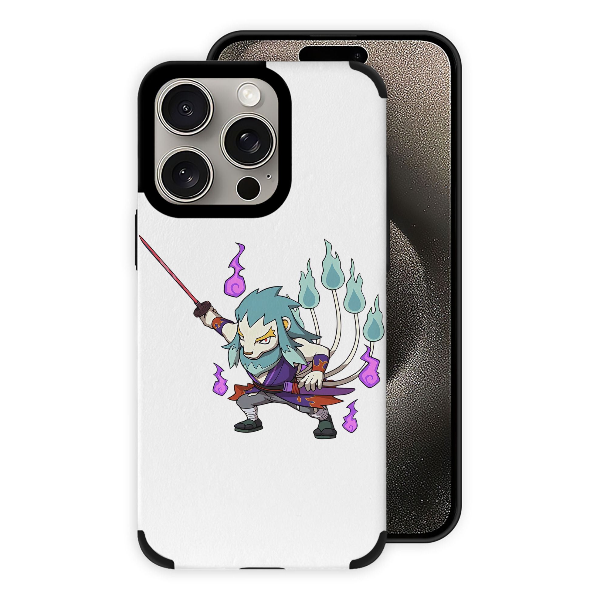（画像用） 妖怪ウォッチ Yo-kai Watch 【iPhone15ProMax対応】 PUレザー スマホケース 耐衝撃＆黄変防止