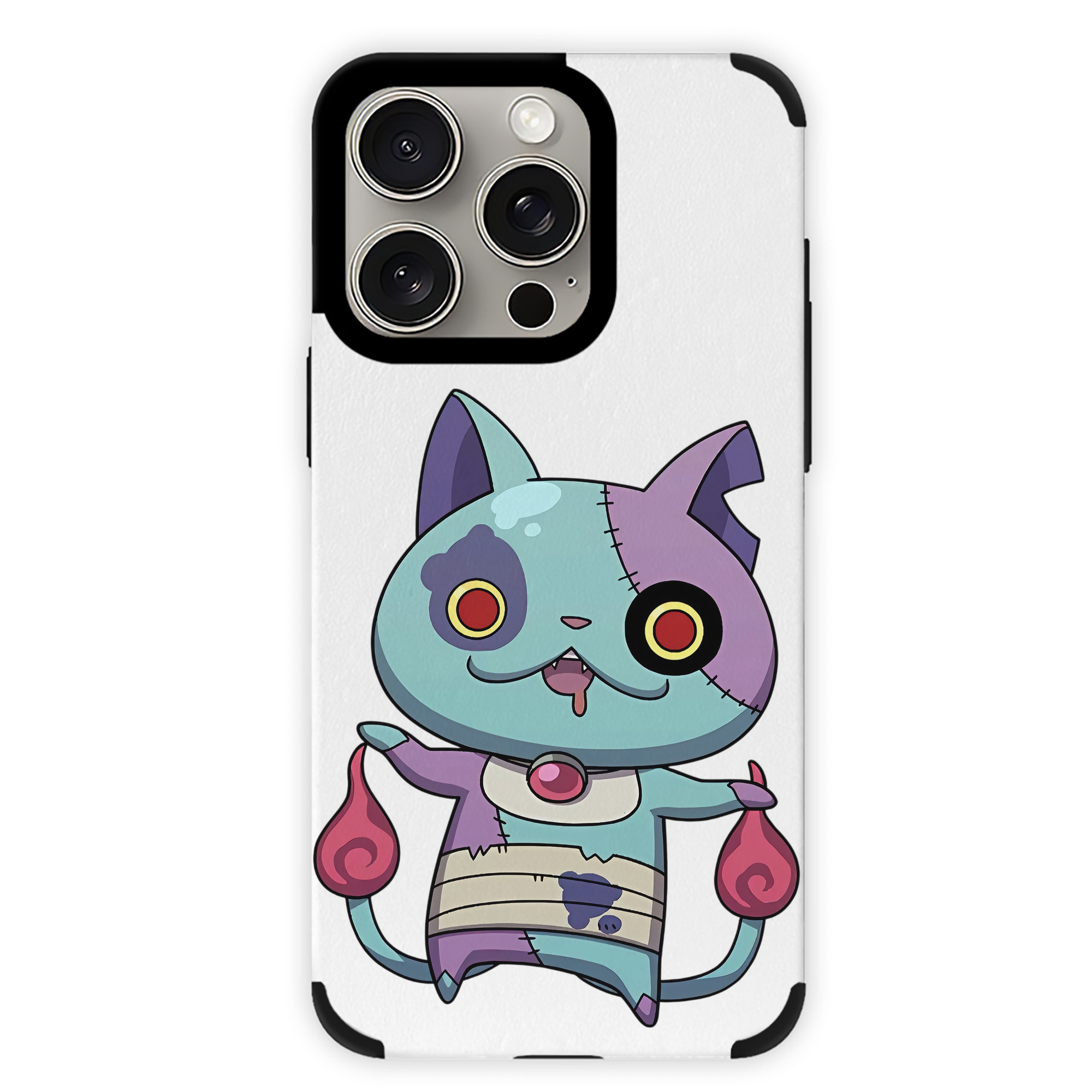 （画像用） 妖怪ウォッチ Yo-kai Watch 【iPhone15ProMax対応】 PUレザー スマホケース 耐衝撃＆黄変防止
