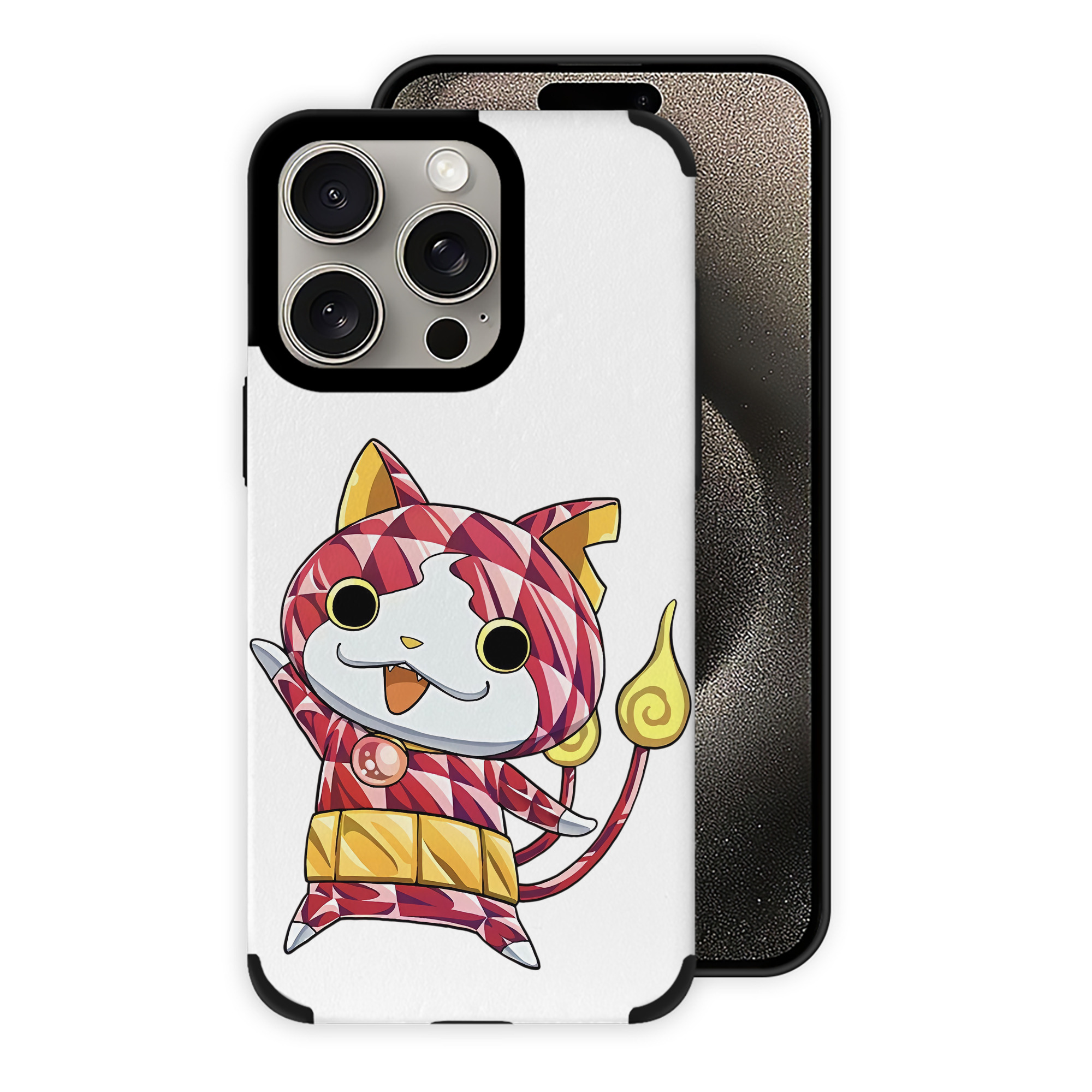 （画像用） 妖怪ウォッチ Yo-kai Watch 【iPhone15ProMax対応】 PUレザー スマホケース 耐衝撃＆黄変防止