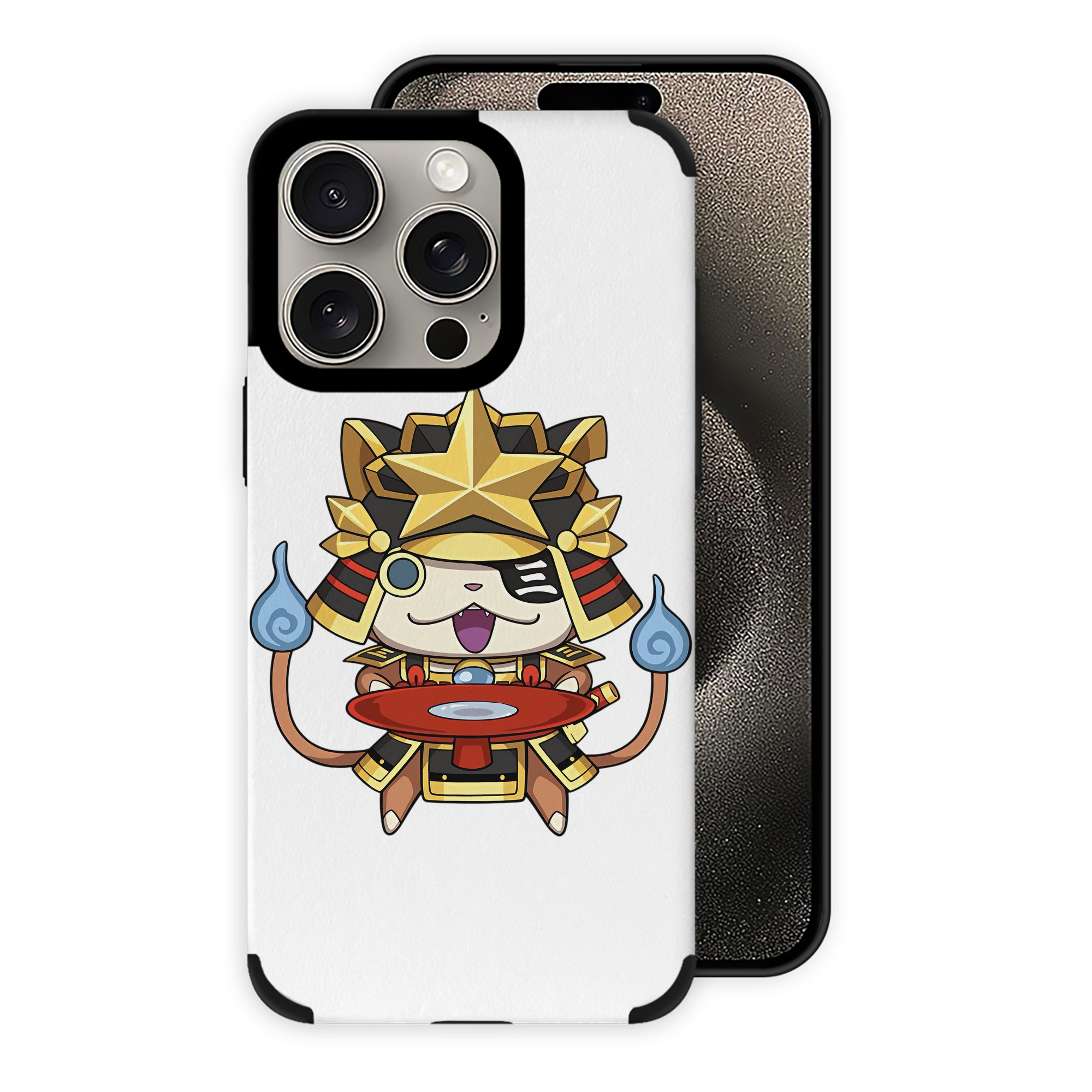 （画像用） 妖怪ウォッチ Yo-kai Watch 【iPhone15ProMax対応】 PUレザー スマホケース 耐衝撃＆黄変防止