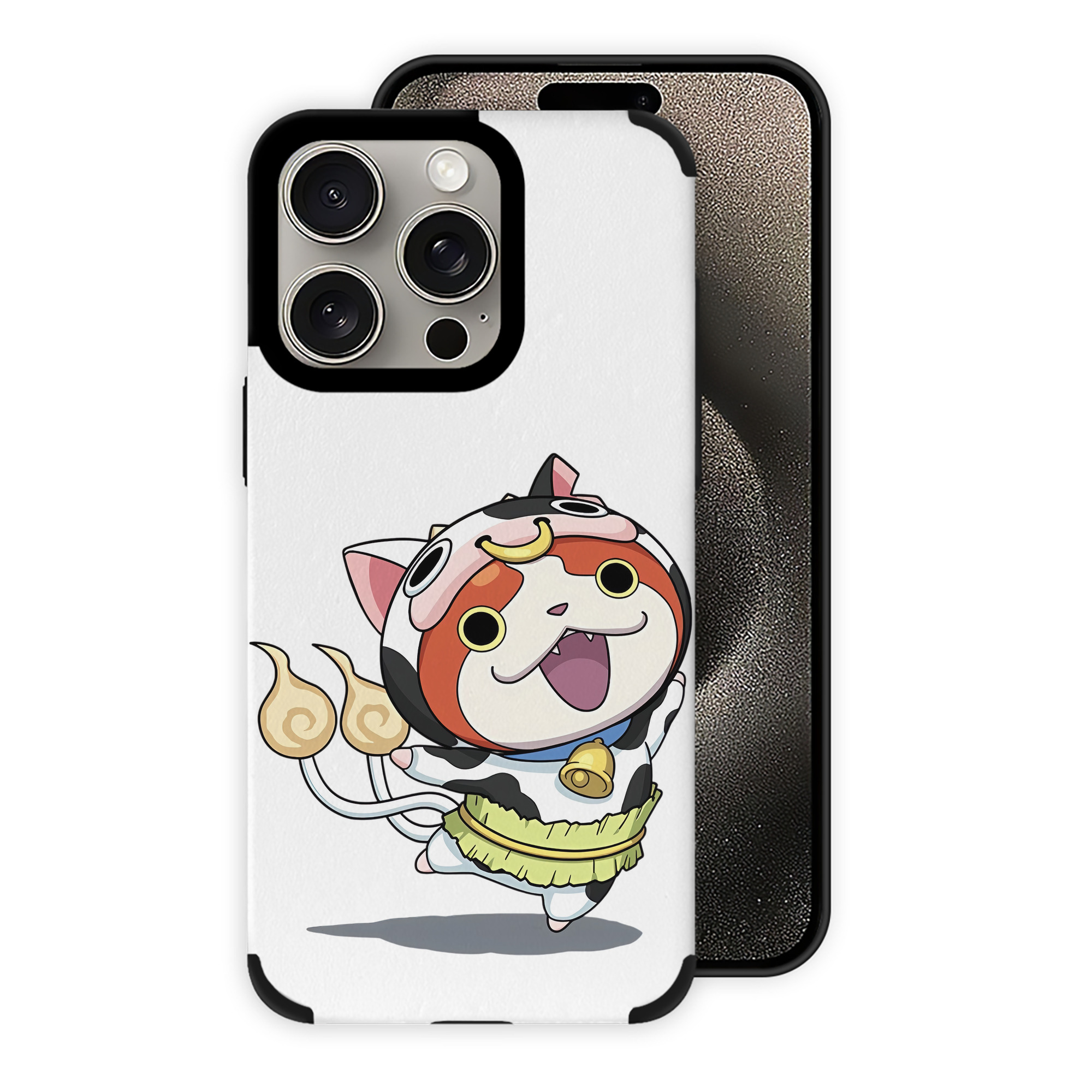 （画像用） 妖怪ウォッチ Yo-kai Watch 【iPhone15ProMax対応】 PUレザー スマホケース 耐衝撃＆黄変防止