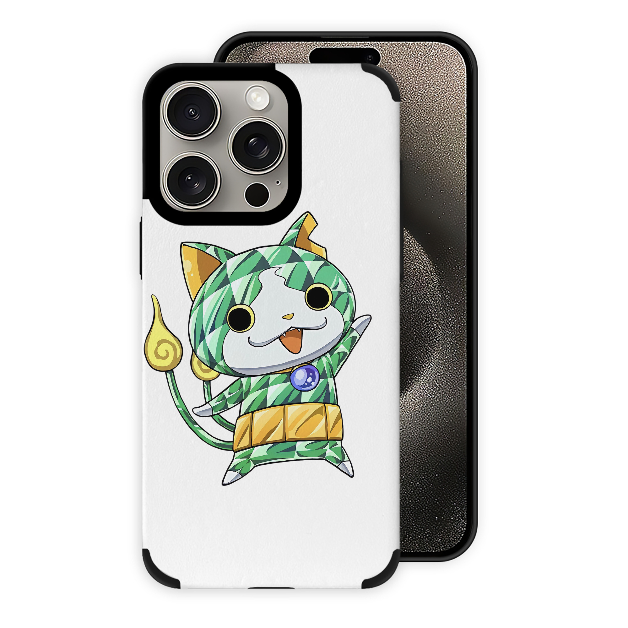 （画像用） 妖怪ウォッチ Yo-kai Watch 【iPhone15ProMax対応】 PUレザー スマホケース 耐衝撃＆黄変防止