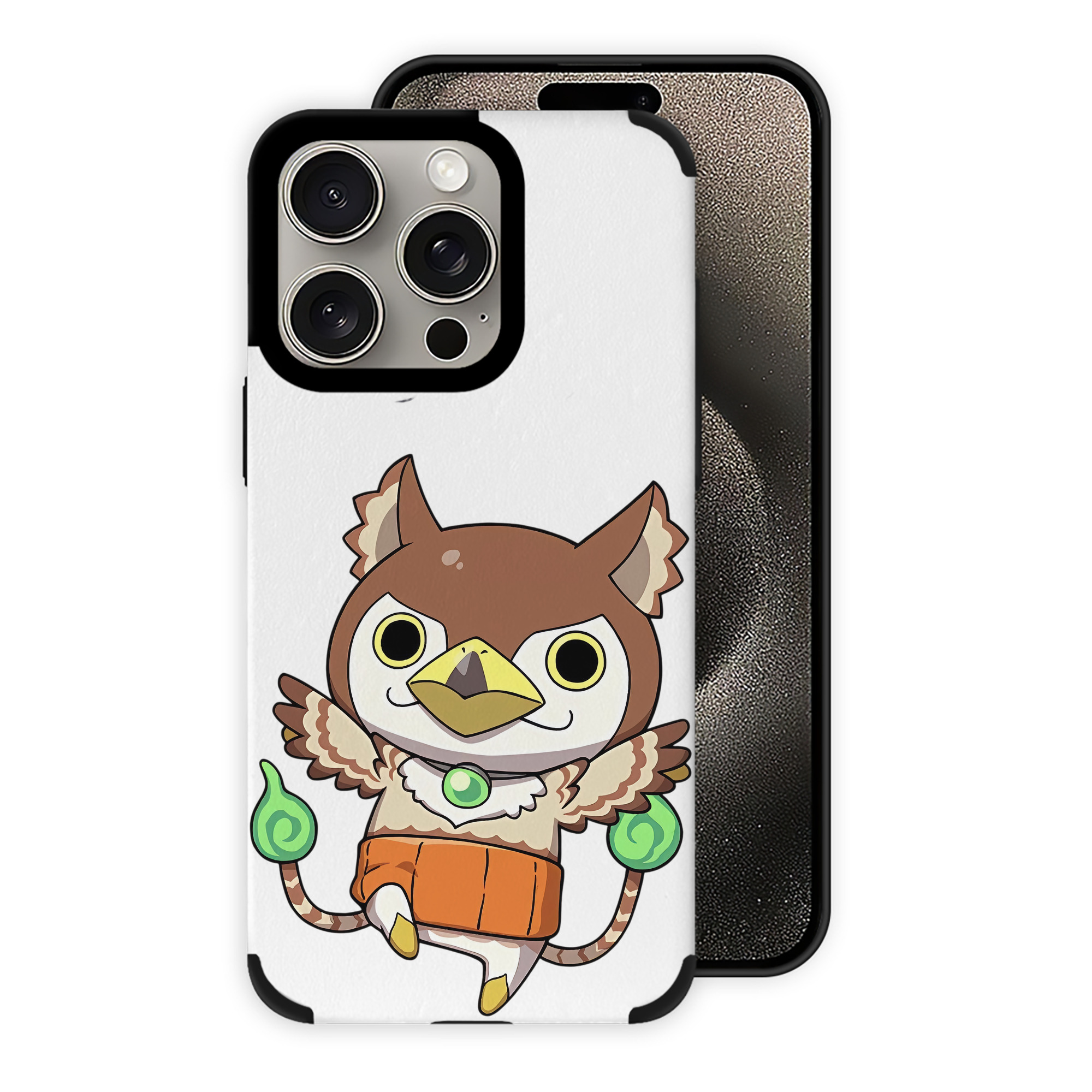 （画像用） 妖怪ウォッチ Yo-kai Watch 【iPhone15ProMax対応】 PUレザー スマホケース 耐衝撃＆黄変防止