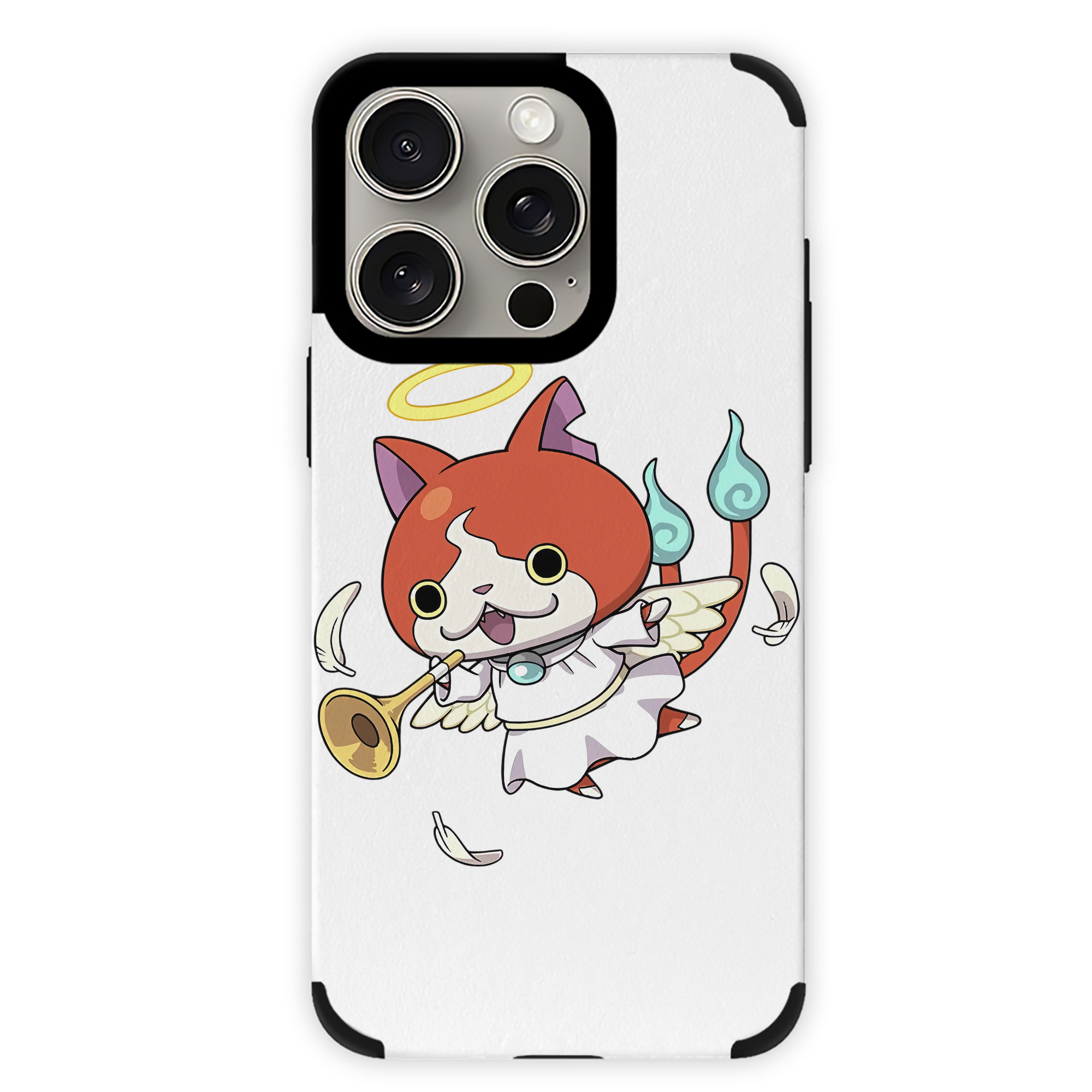 （画像用） 妖怪ウォッチ Yo-kai Watch 【iPhone15ProMax対応】 PUレザー スマホケース 耐衝撃＆黄変防止