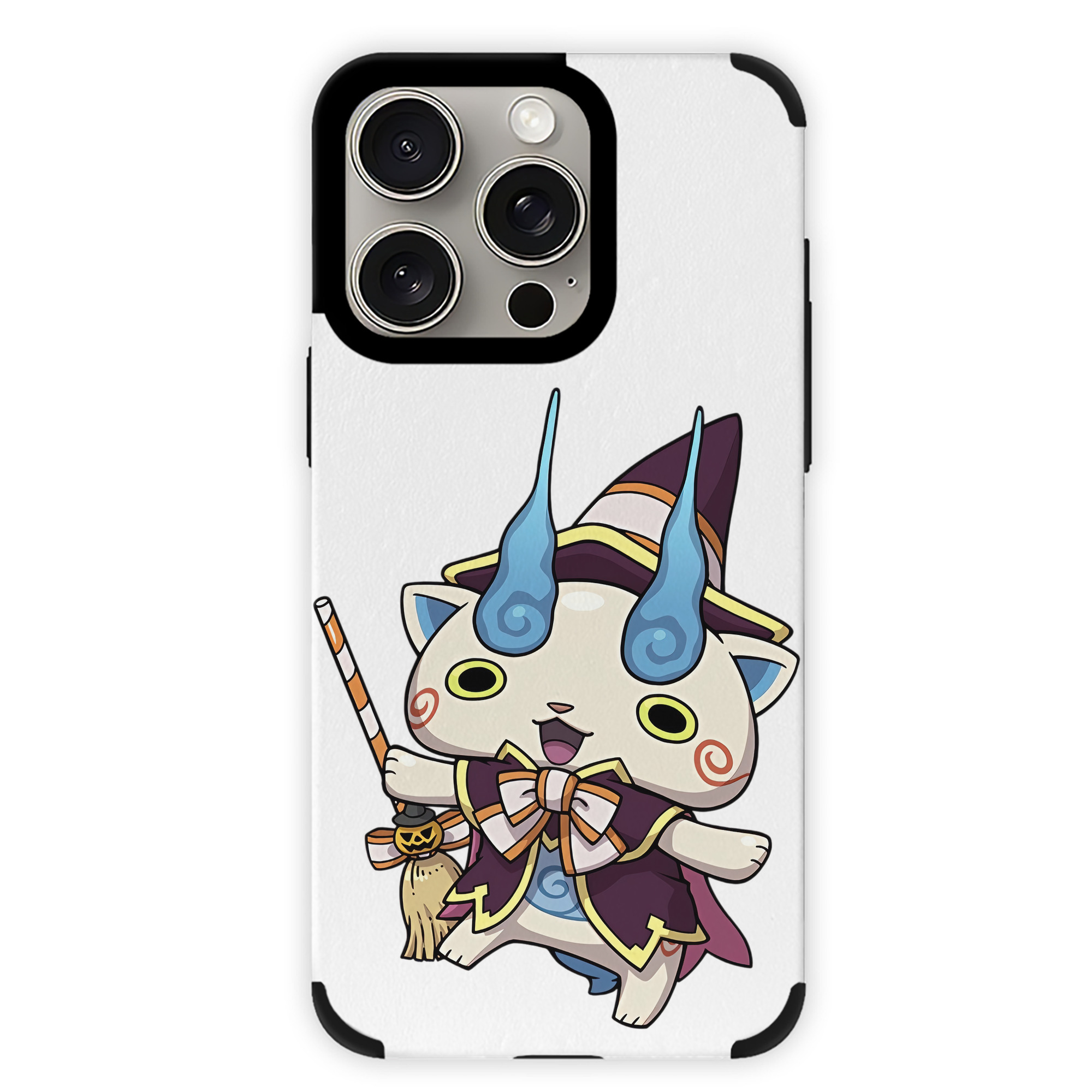 （画像用） 妖怪ウォッチ Yo-kai Watch 【iPhone15ProMax対応】 PUレザー スマホケース 耐衝撃＆黄変防止