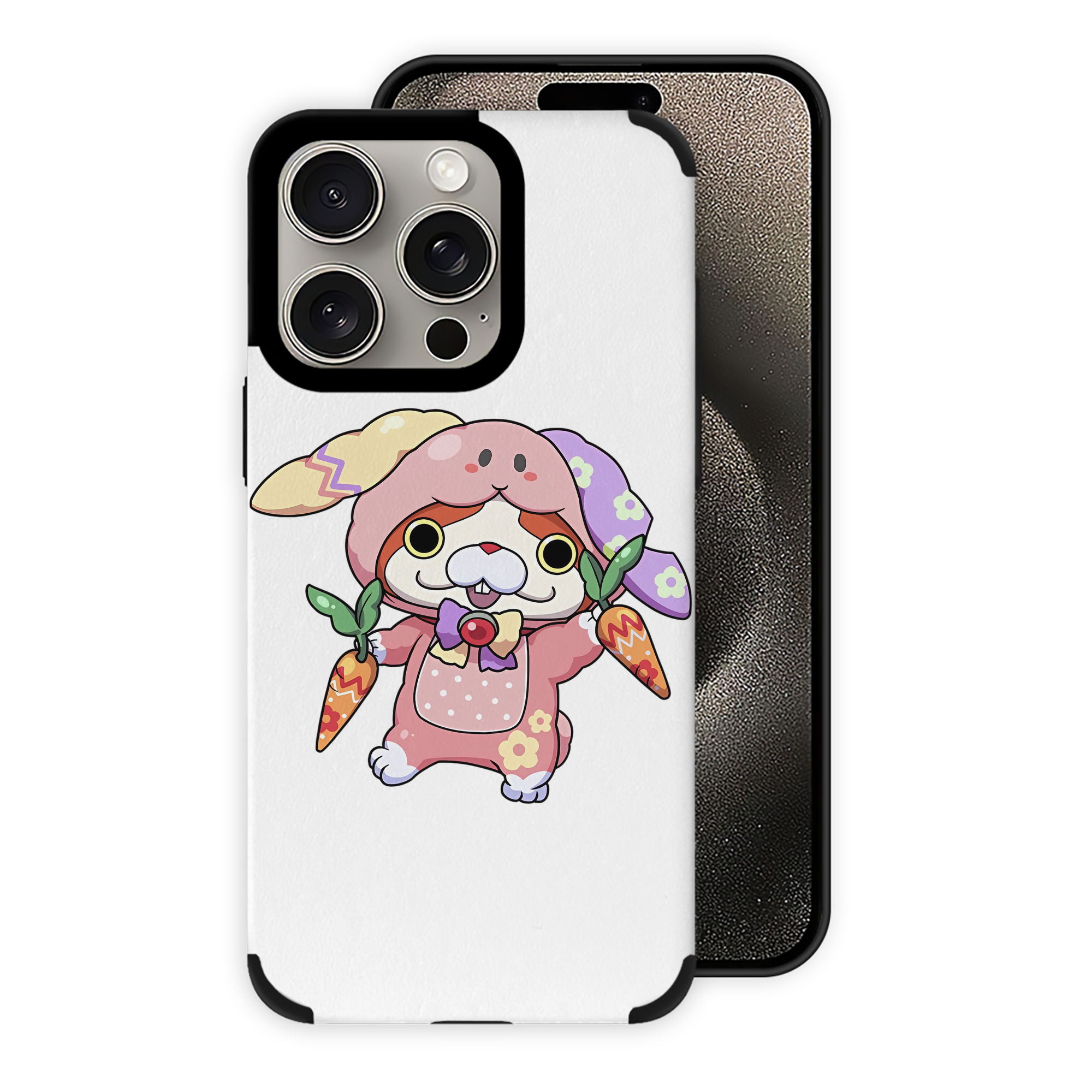 （画像用） 妖怪ウォッチ Yo-kai Watch 【iPhone15ProMax対応】 PUレザー スマホケース 耐衝撃＆黄変防止