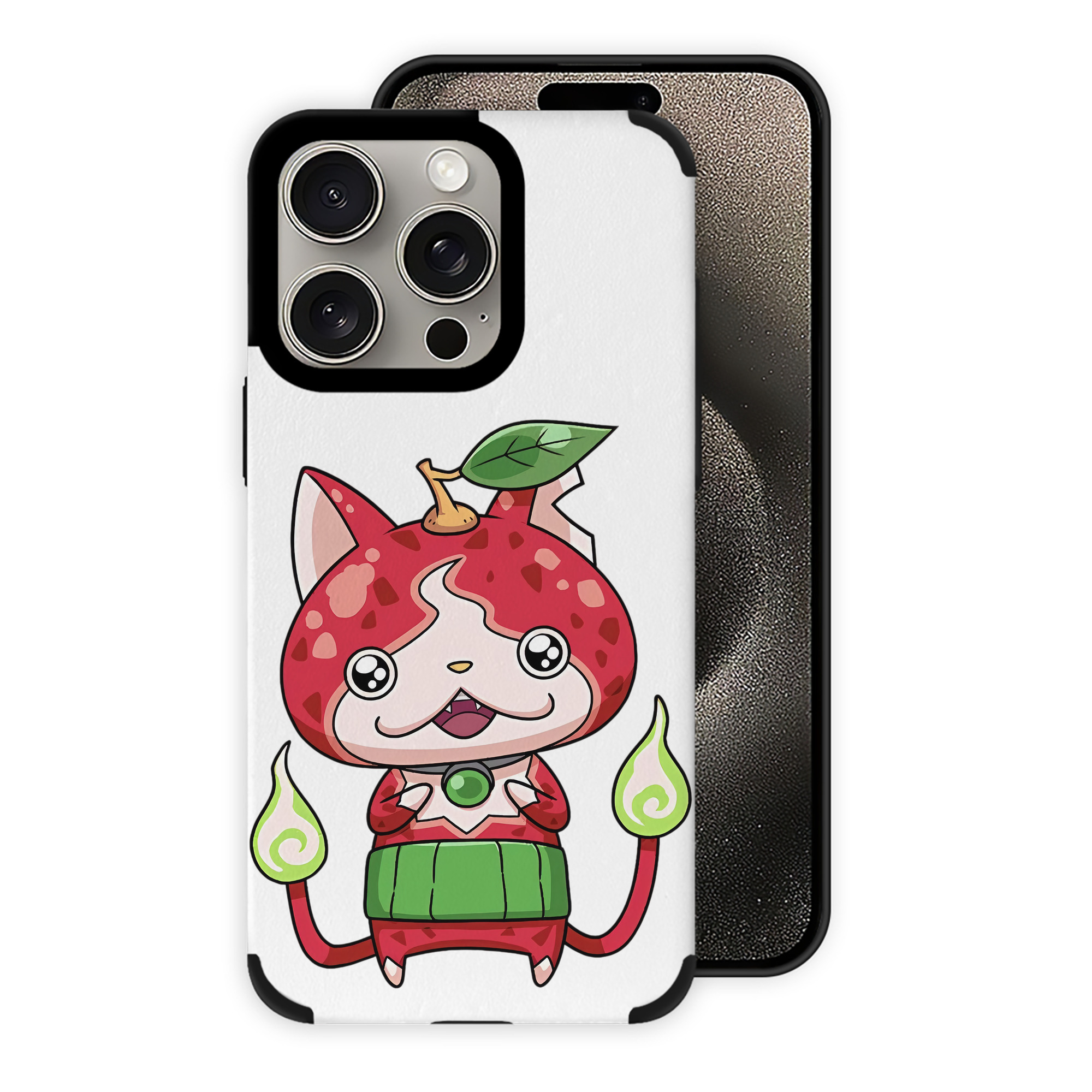 （画像用） 妖怪ウォッチ Yo-kai Watch 【iPhone15ProMax対応】 PUレザー スマホケース 耐衝撃＆黄変防止