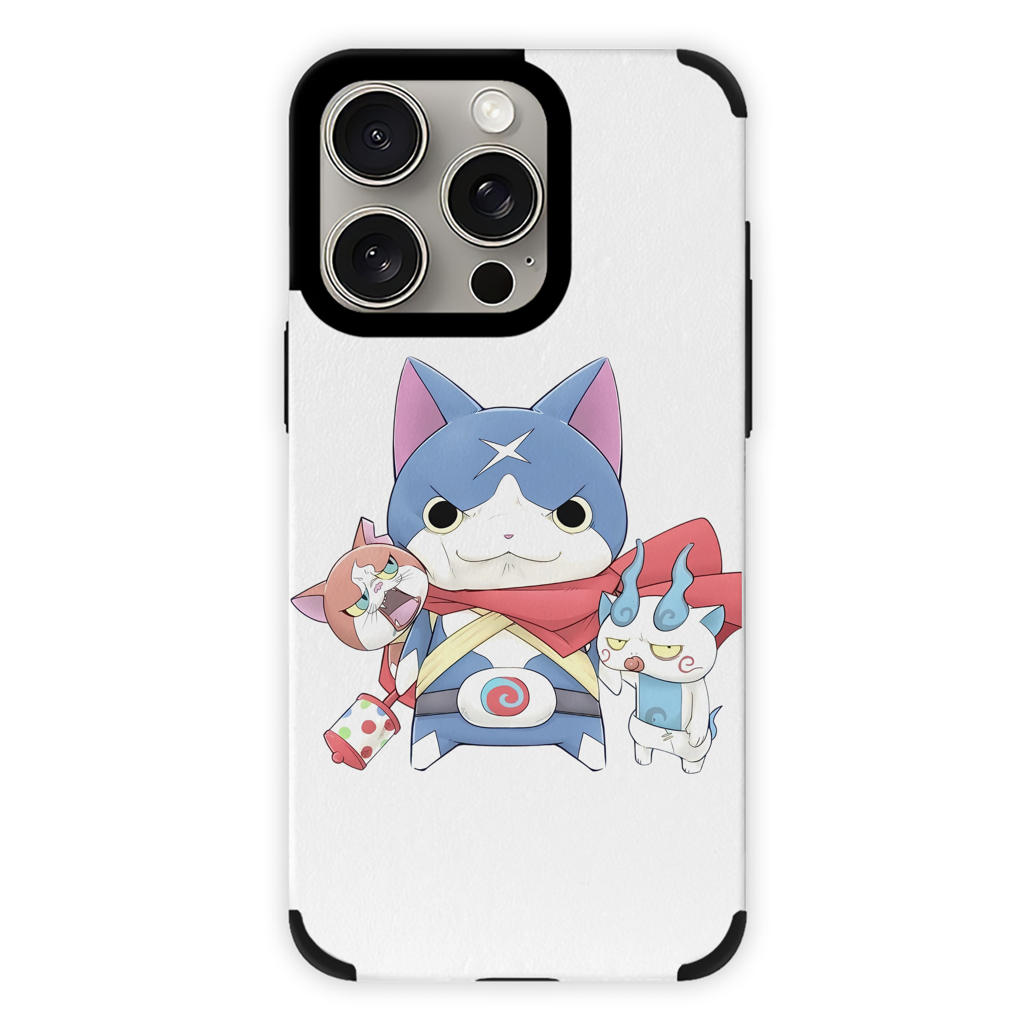 （画像用） 妖怪ウォッチ Yo-kai Watch 【iPhone15ProMax対応】 PUレザー スマホケース 耐衝撃＆黄変防止