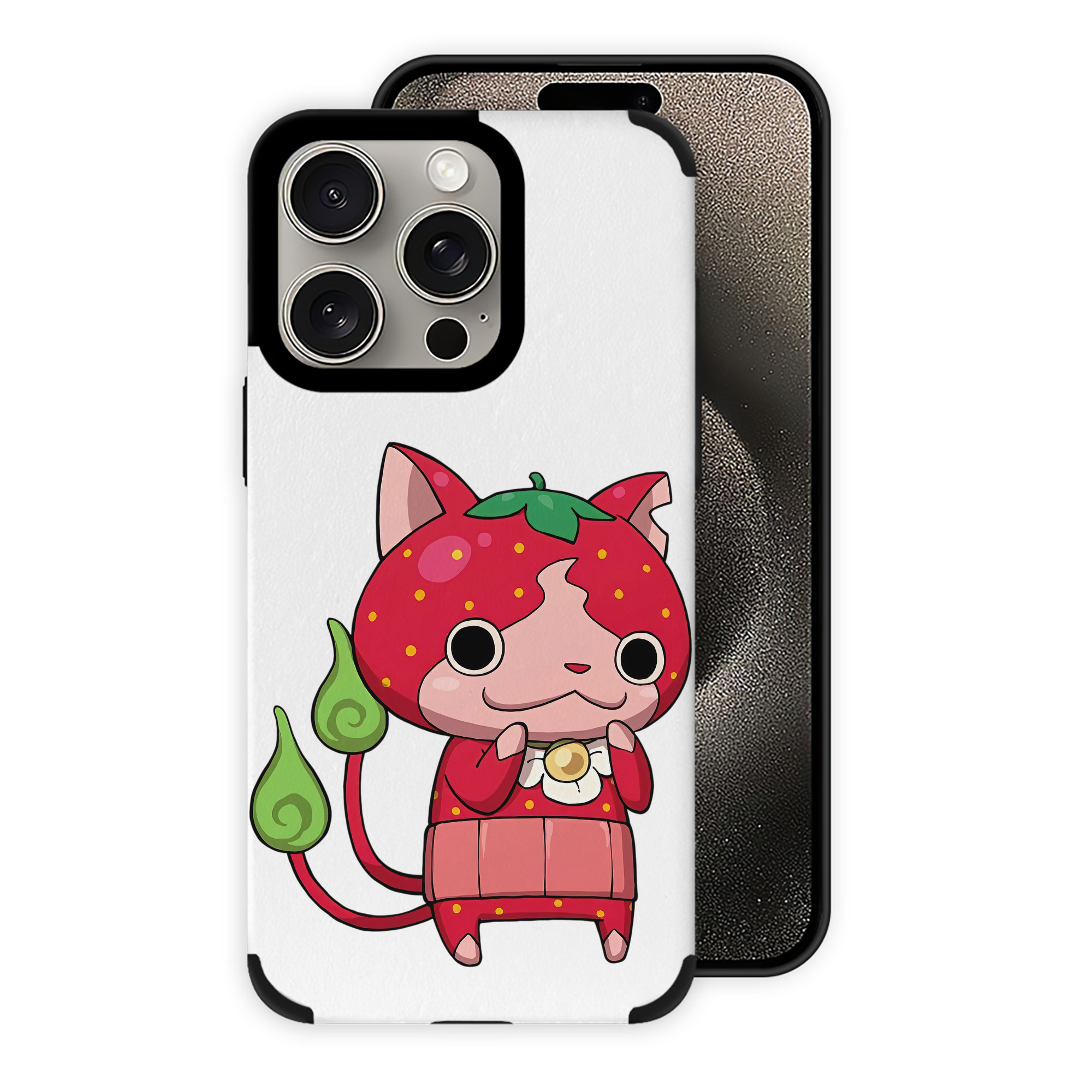 （画像用） 妖怪ウォッチ Yo-kai Watch 【iPhone15ProMax対応】 PUレザー スマホケース 耐衝撃＆黄変防止