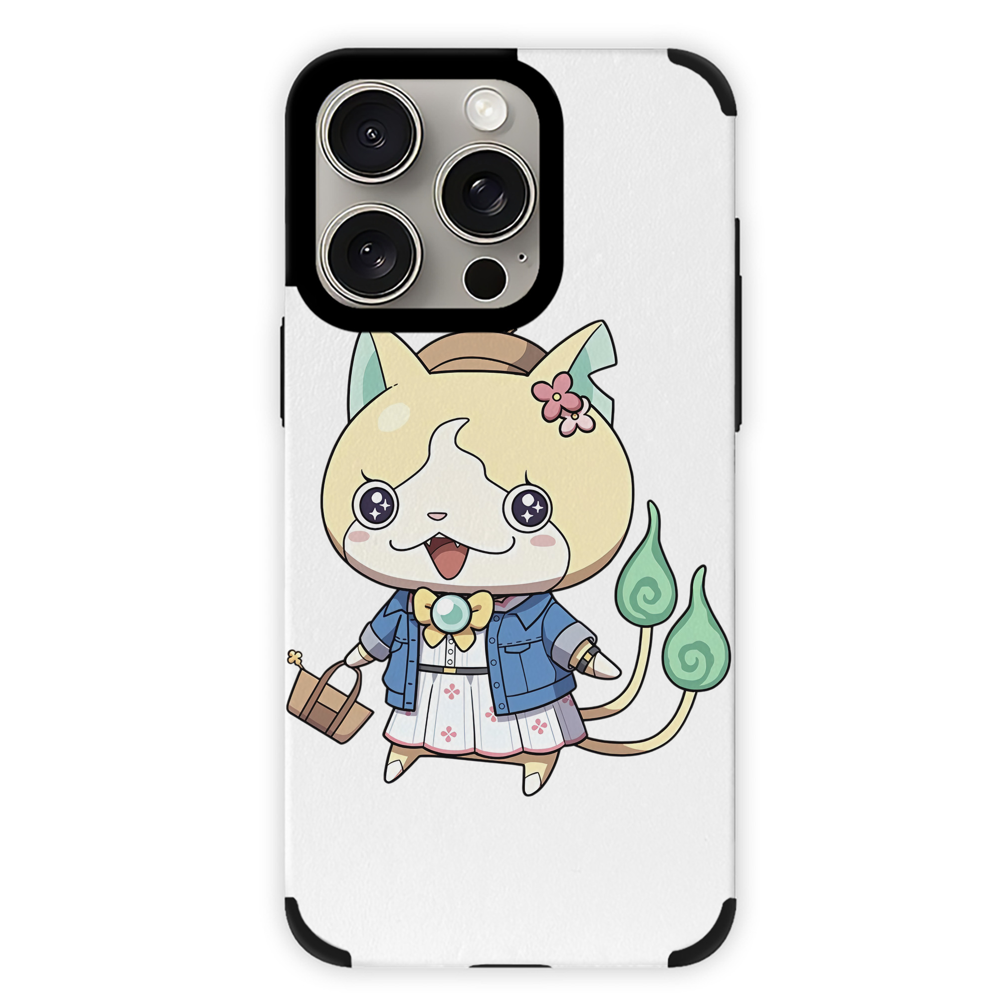 （画像用） 妖怪ウォッチ Yo-kai Watch 【iPhone15ProMax対応】 PUレザー スマホケース 耐衝撃＆黄変防止