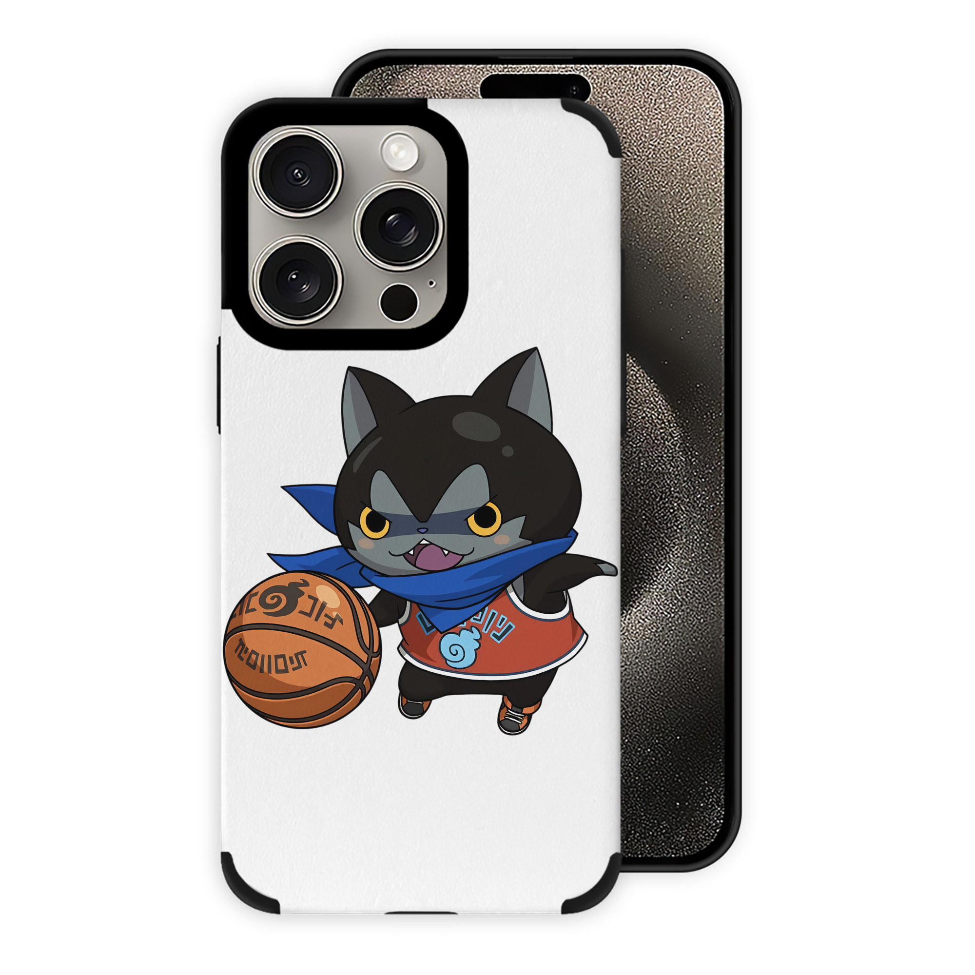 （画像用） 妖怪ウォッチ Yo-kai Watch 【iPhone15ProMax対応】 PUレザー スマホケース 耐衝撃＆黄変防止