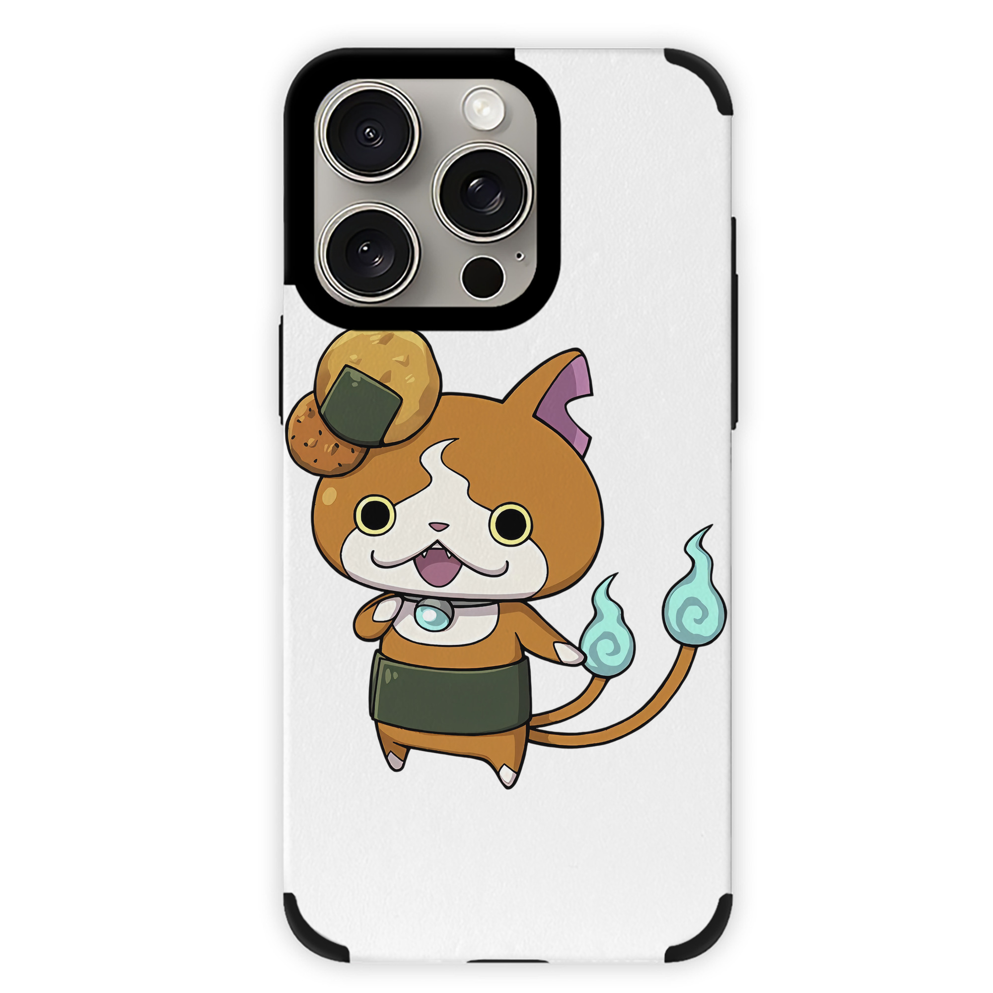 （画像用） 妖怪ウォッチ Yo-kai Watch 【iPhone15ProMax対応】 PUレザー スマホケース 耐衝撃＆黄変防止