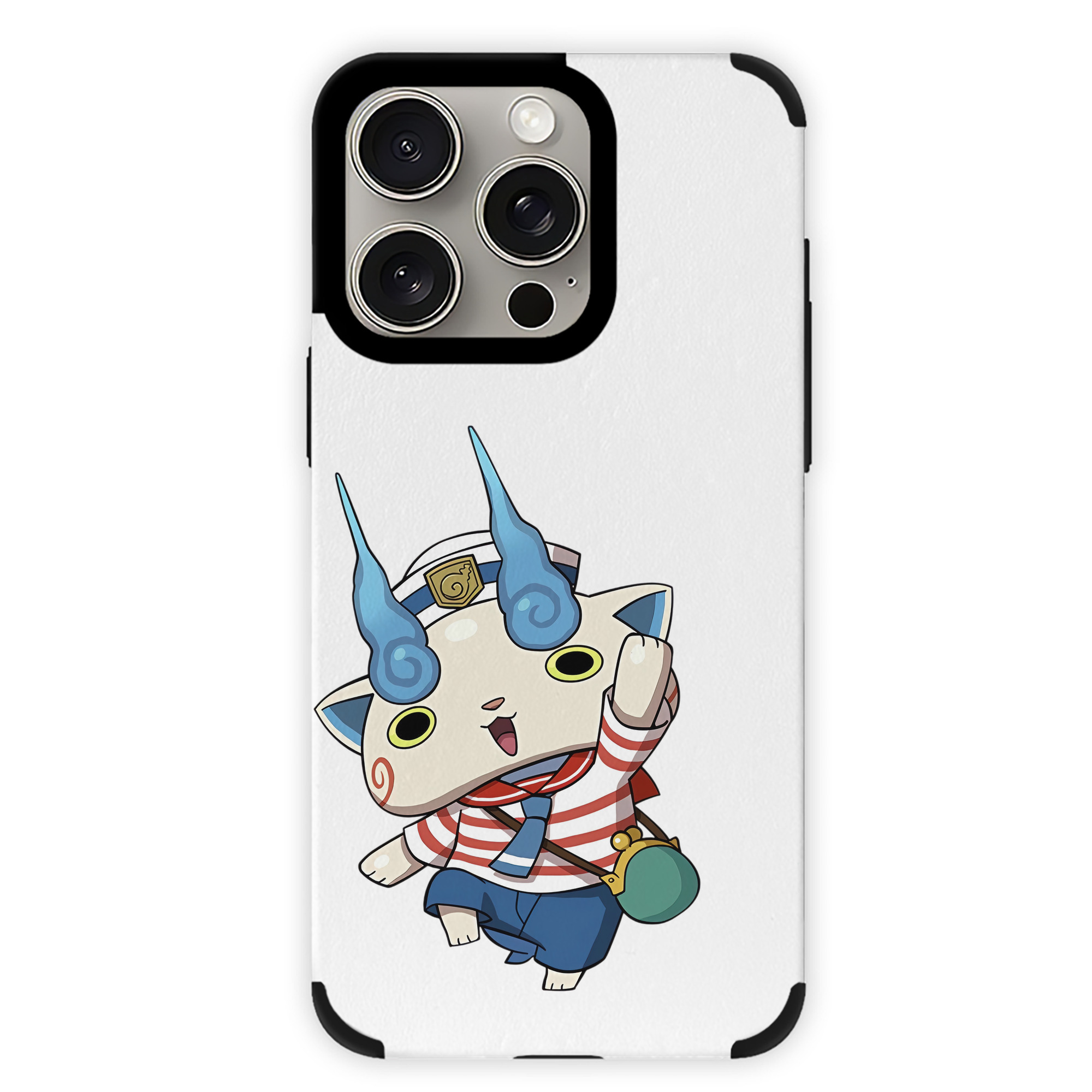 （画像用） 妖怪ウォッチ Yo-kai Watch 【iPhone15ProMax対応】 PUレザー スマホケース 耐衝撃＆黄変防止