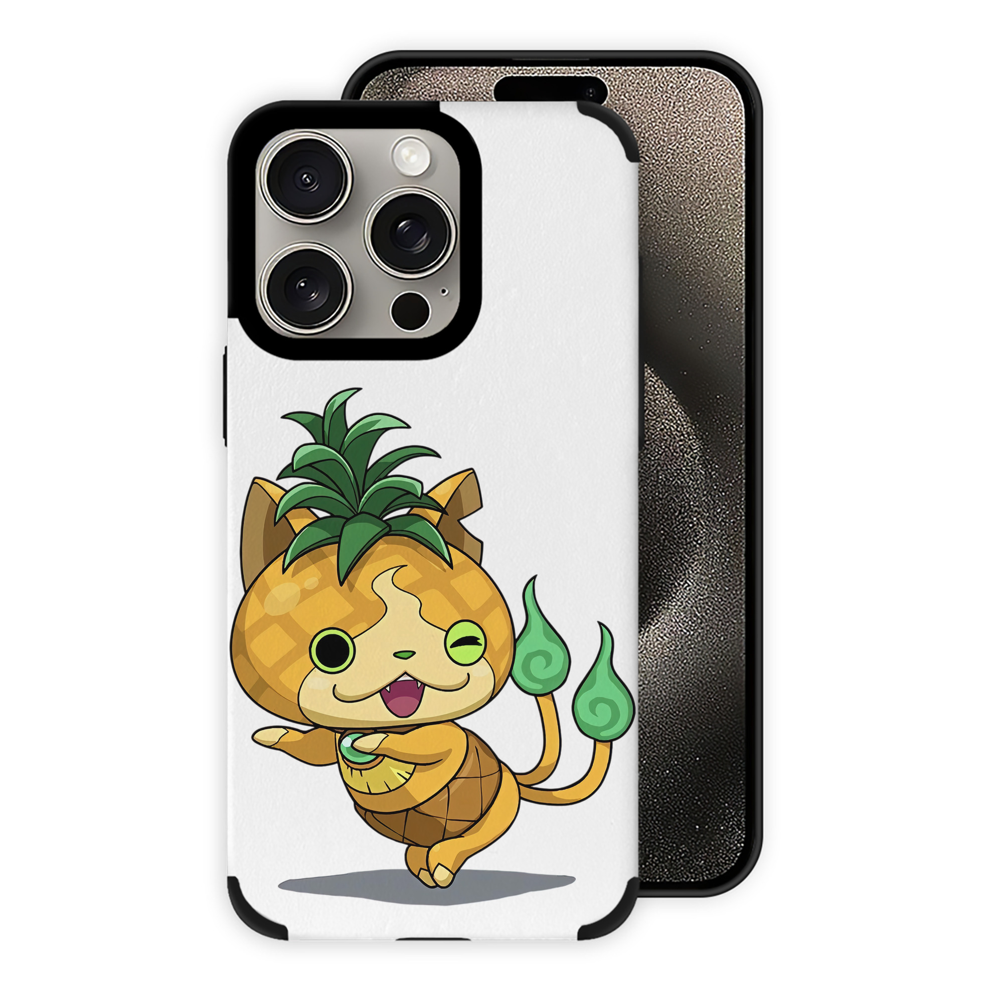 （画像用） 妖怪ウォッチ Yo-kai Watch 【iPhone15ProMax対応】 PUレザー スマホケース 耐衝撃＆黄変防止