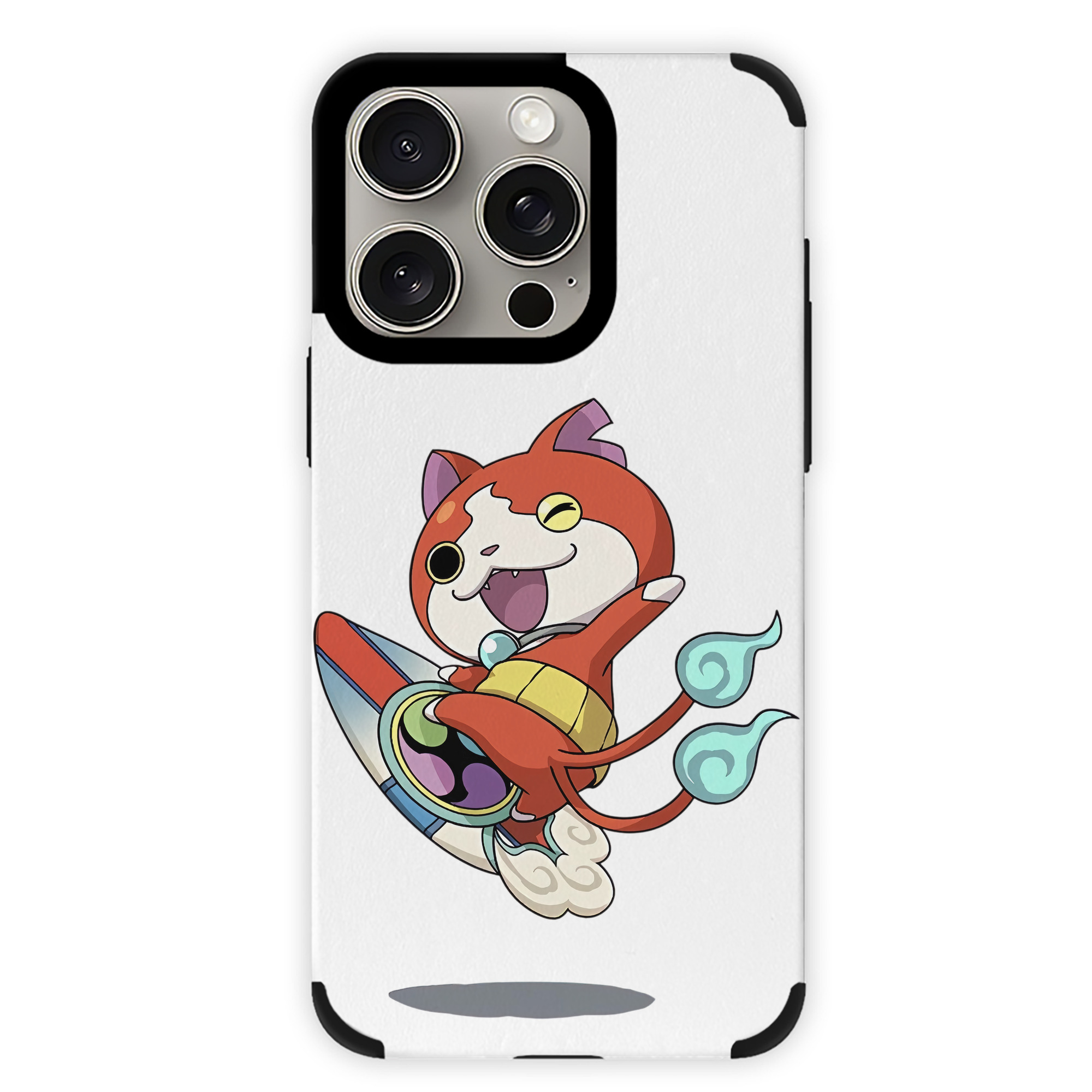 （画像用） 妖怪ウォッチ Yo-kai Watch 【iPhone15ProMax対応】 PUレザー スマホケース 耐衝撃＆黄変防止
