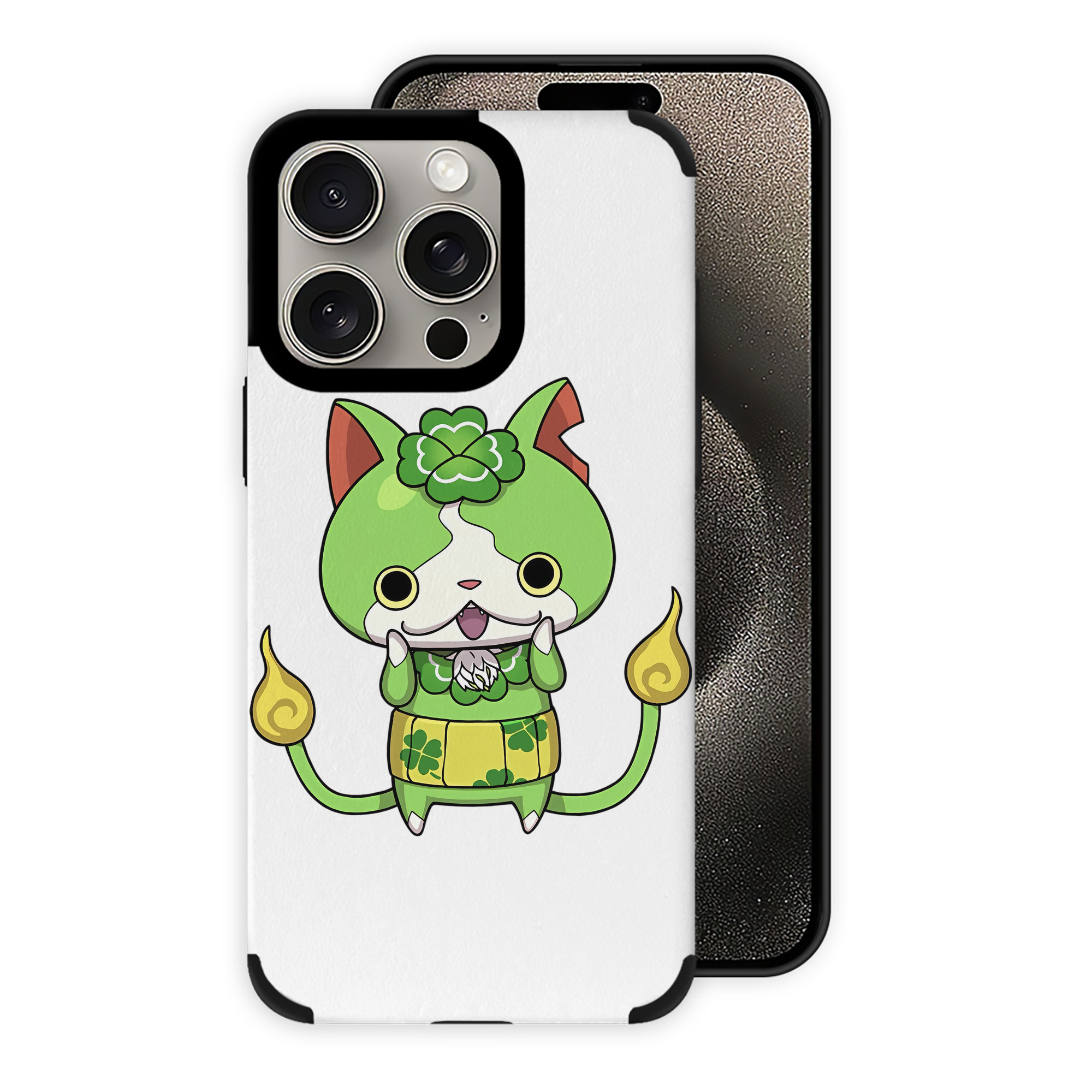 （画像用） 妖怪ウォッチ Yo-kai Watch 【iPhone15ProMax対応】 PUレザー スマホケース 耐衝撃＆黄変防止