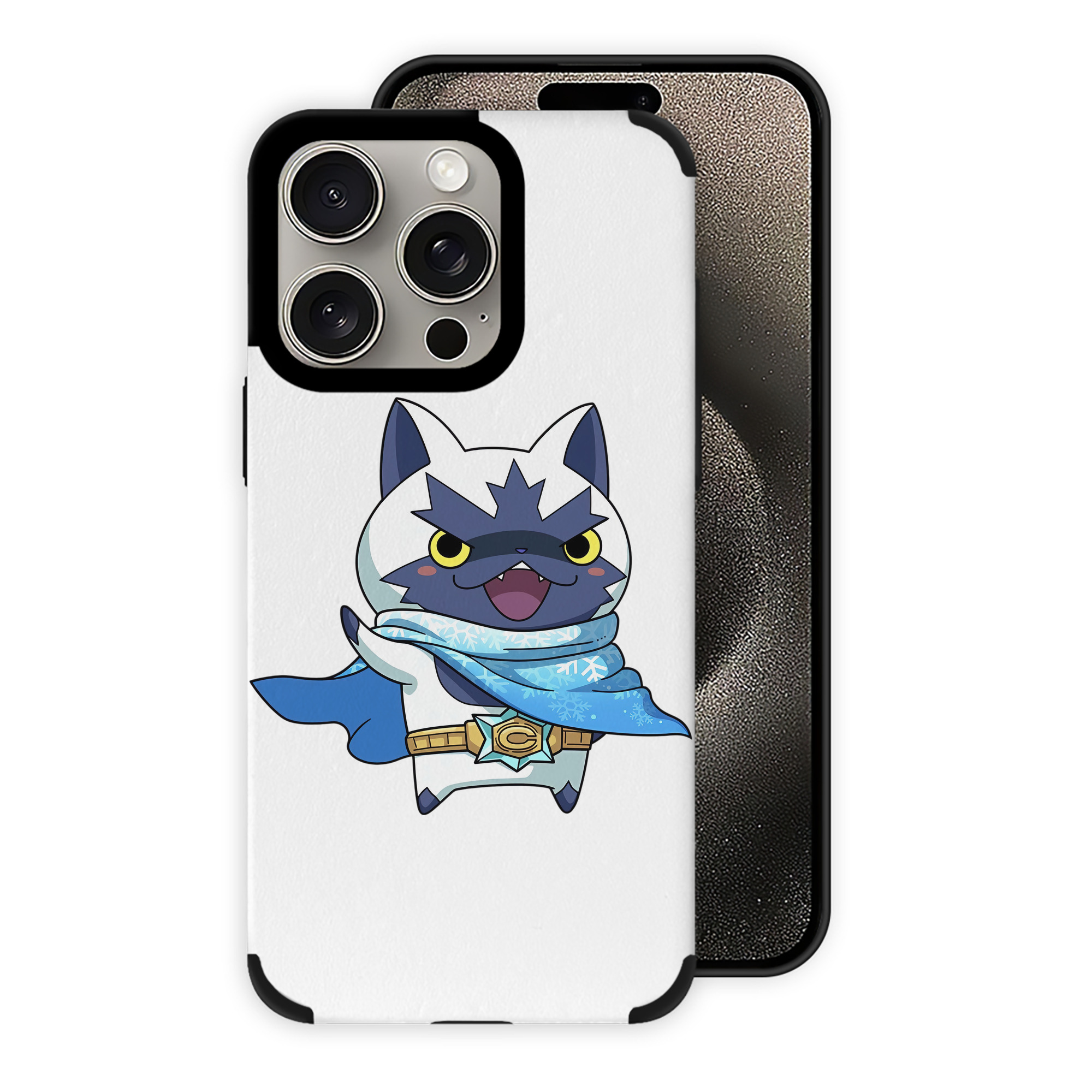 （画像用） 妖怪ウォッチ Yo-kai Watch 【iPhone15ProMax対応】 PUレザー スマホケース 耐衝撃＆黄変防止