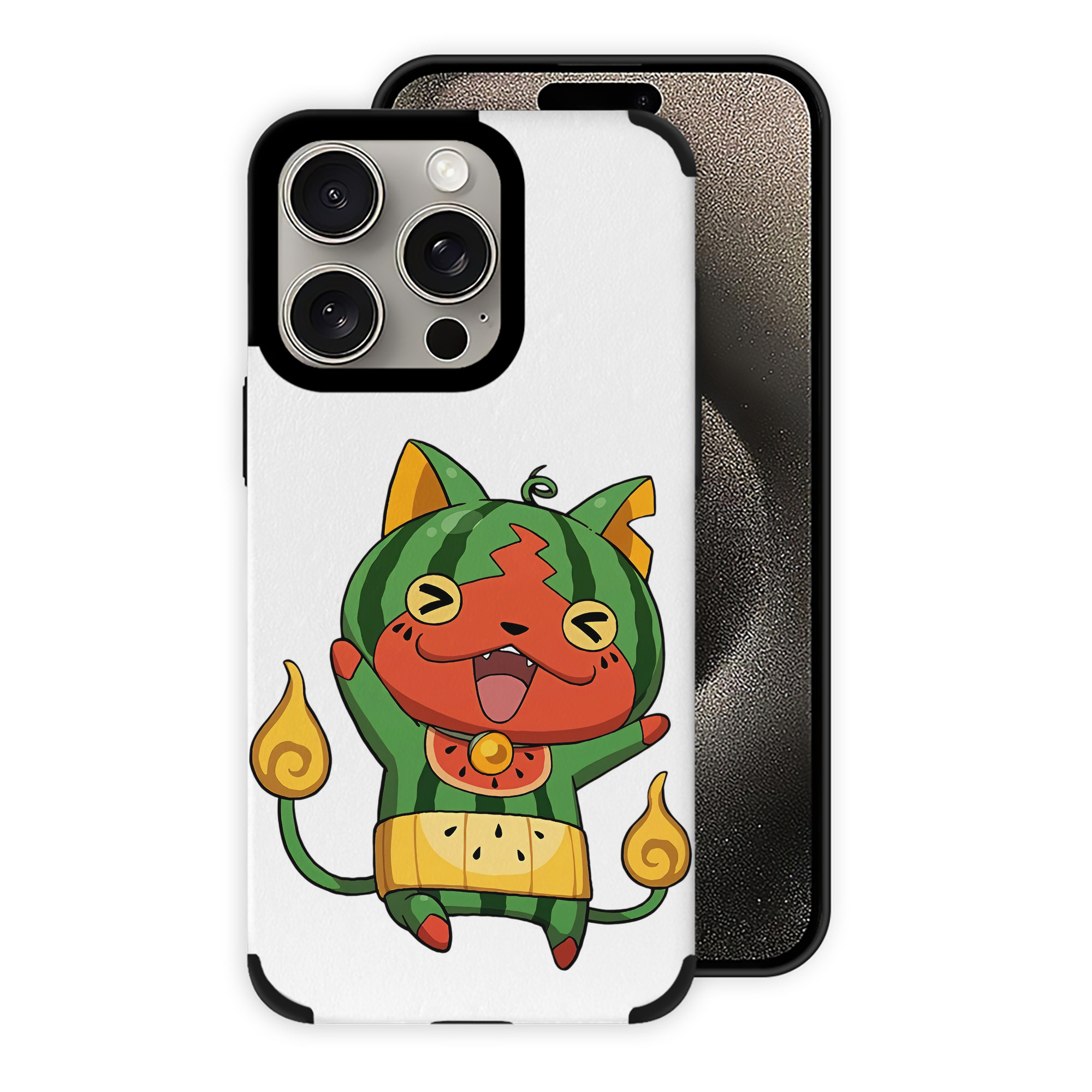 （画像用） 妖怪ウォッチ Yo-kai Watch 【iPhone15ProMax対応】 PUレザー スマホケース 耐衝撃＆黄変防止