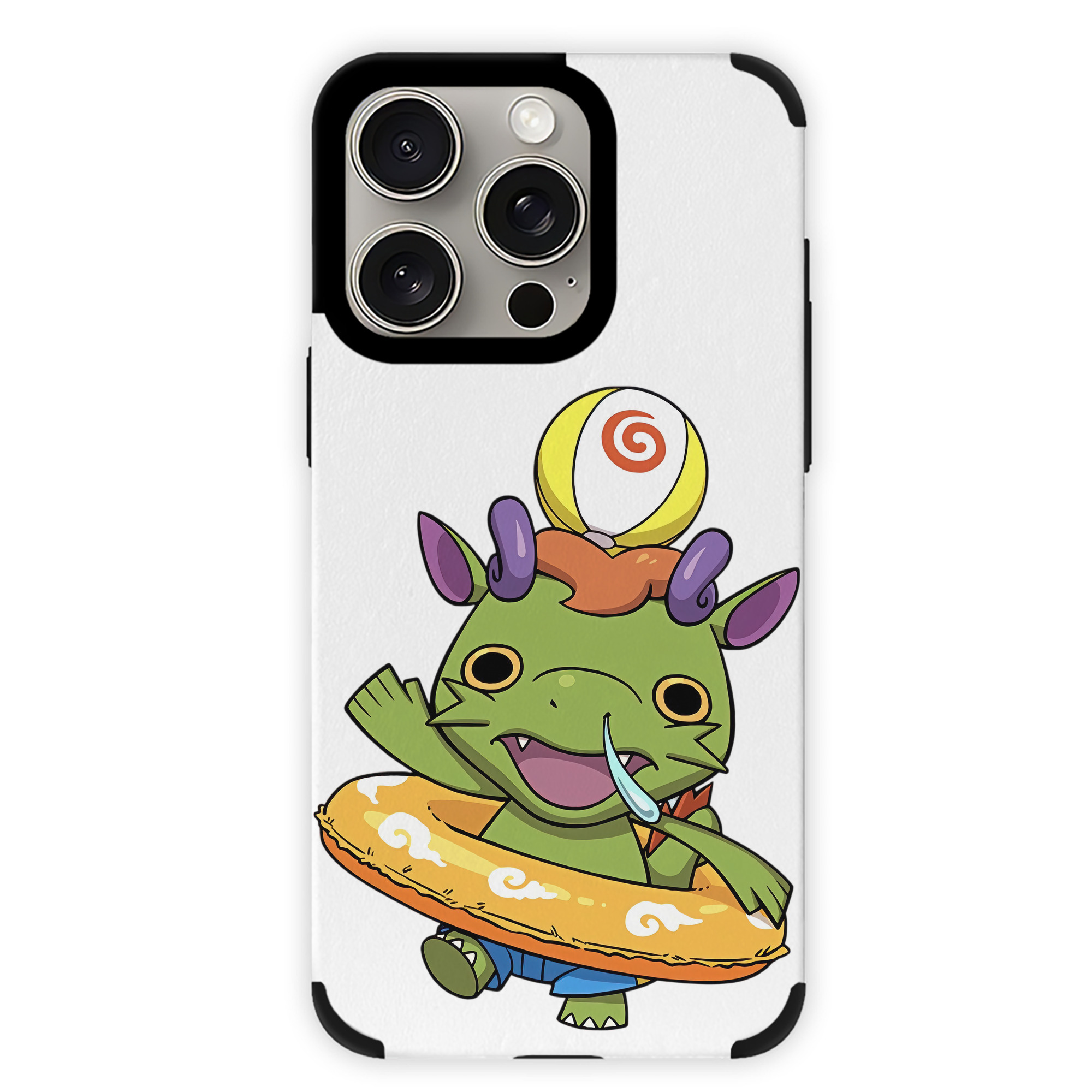 （画像用） 妖怪ウォッチ Yo-kai Watch 【iPhone15ProMax対応】 PUレザー スマホケース 耐衝撃＆黄変防止