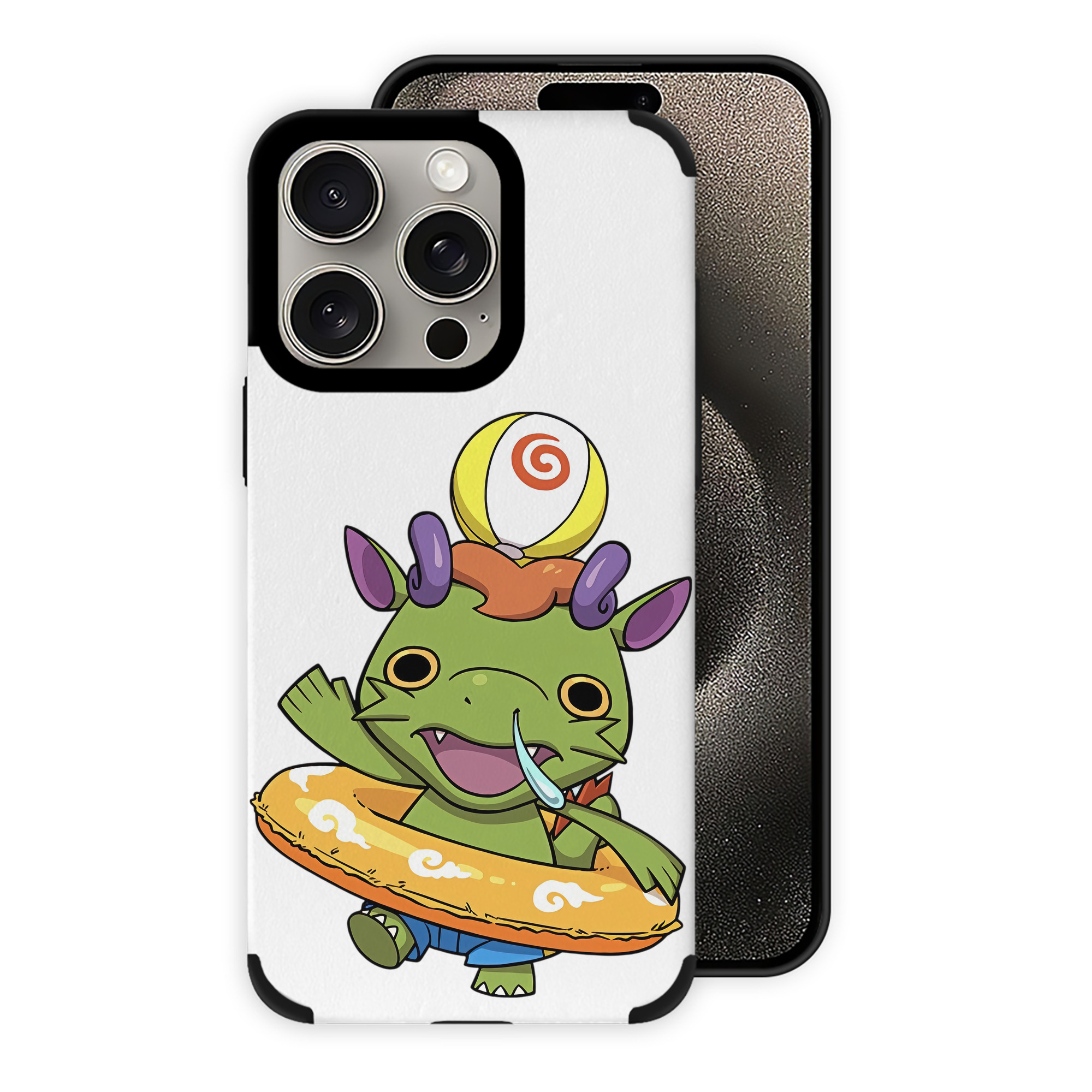 （画像用） 妖怪ウォッチ Yo-kai Watch 【iPhone15ProMax対応】 PUレザー スマホケース 耐衝撃＆黄変防止
