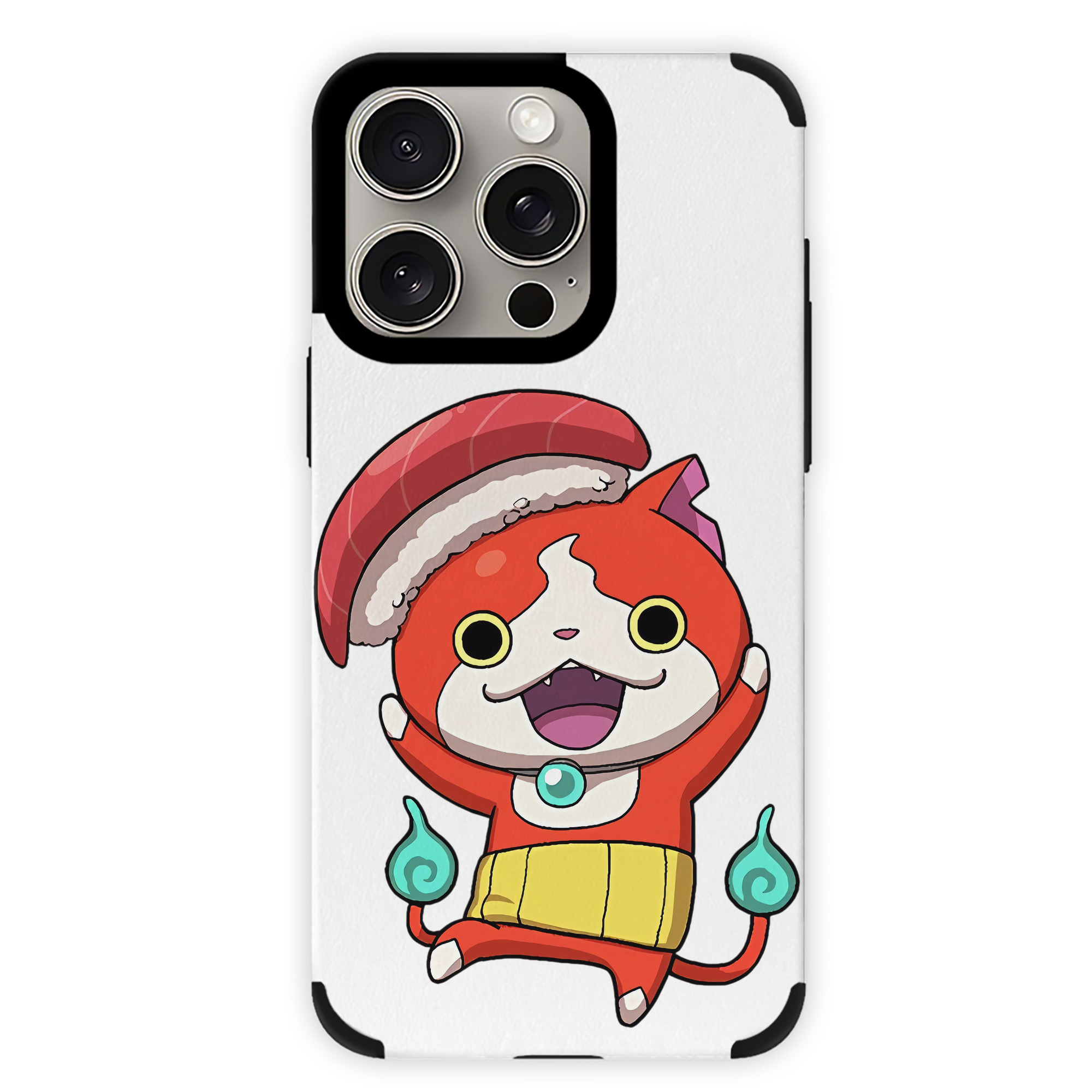 （画像用） 妖怪ウォッチ Yo-kai Watch 【iPhone15ProMax対応】 PUレザー スマホケース 耐衝撃＆黄変防止