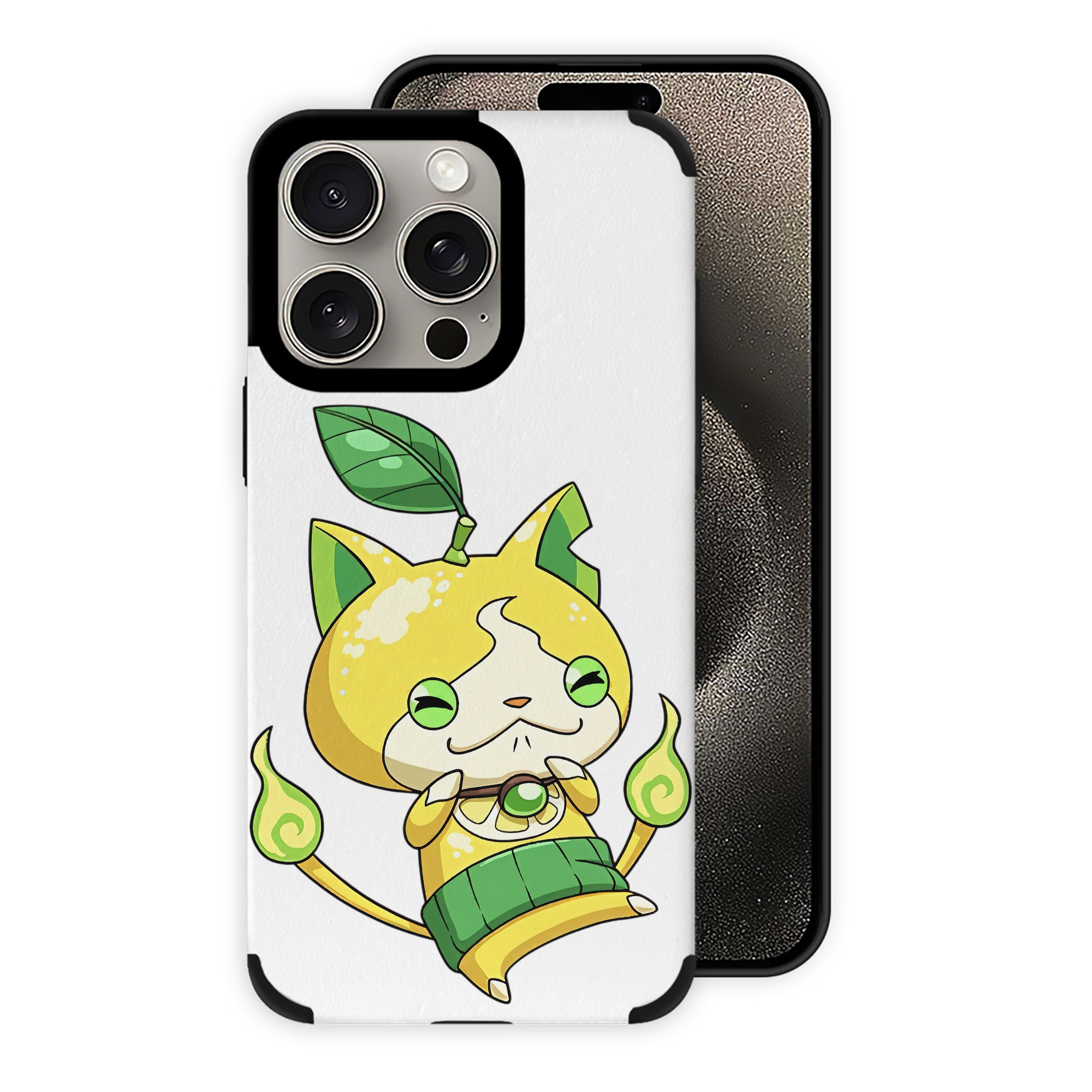 （画像用） 妖怪ウォッチ Yo-kai Watch 【iPhone15ProMax対応】 PUレザー スマホケース 耐衝撃＆黄変防止