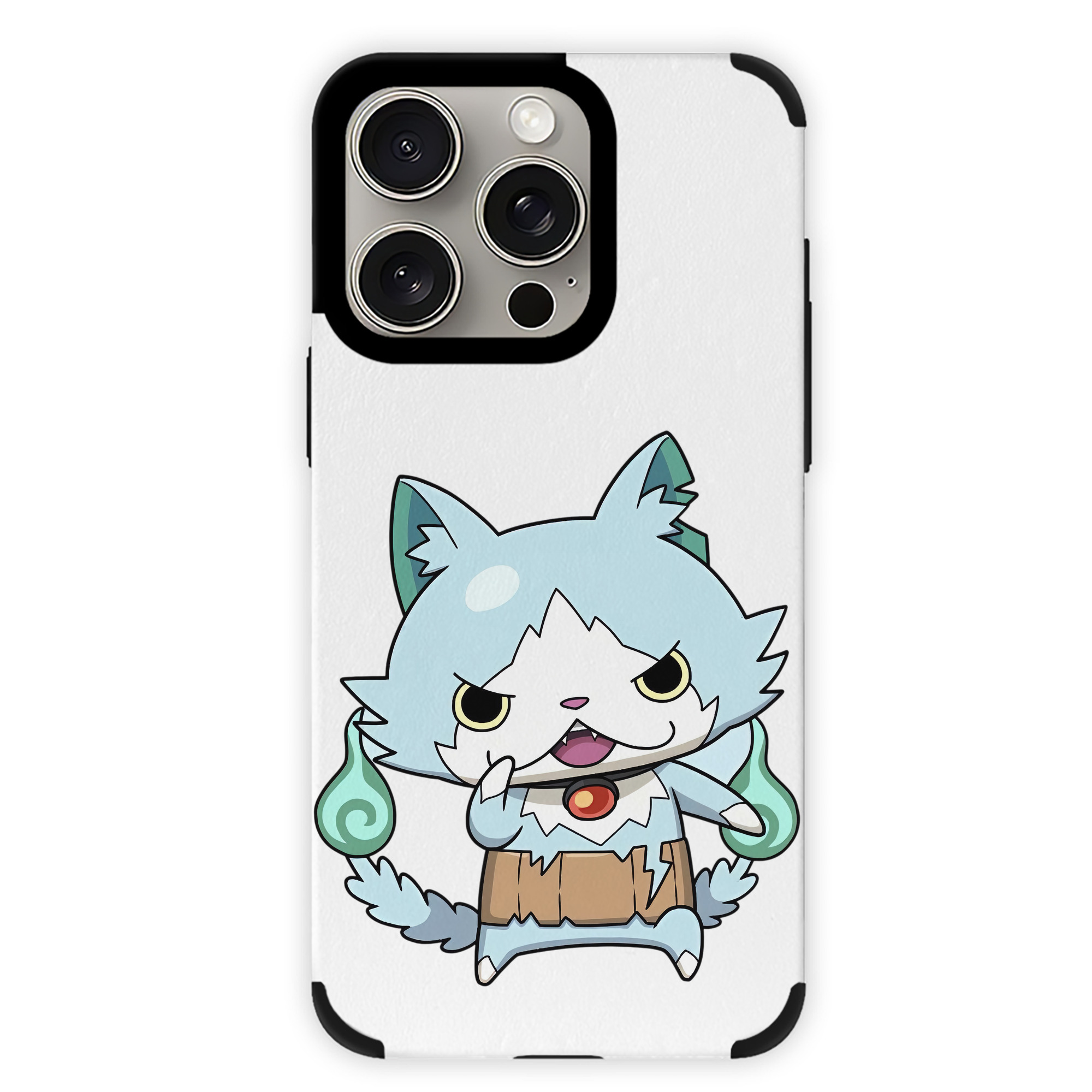（画像用） 妖怪ウォッチ Yo-kai Watch 【iPhone15ProMax対応】 PUレザー スマホケース 耐衝撃＆黄変防止